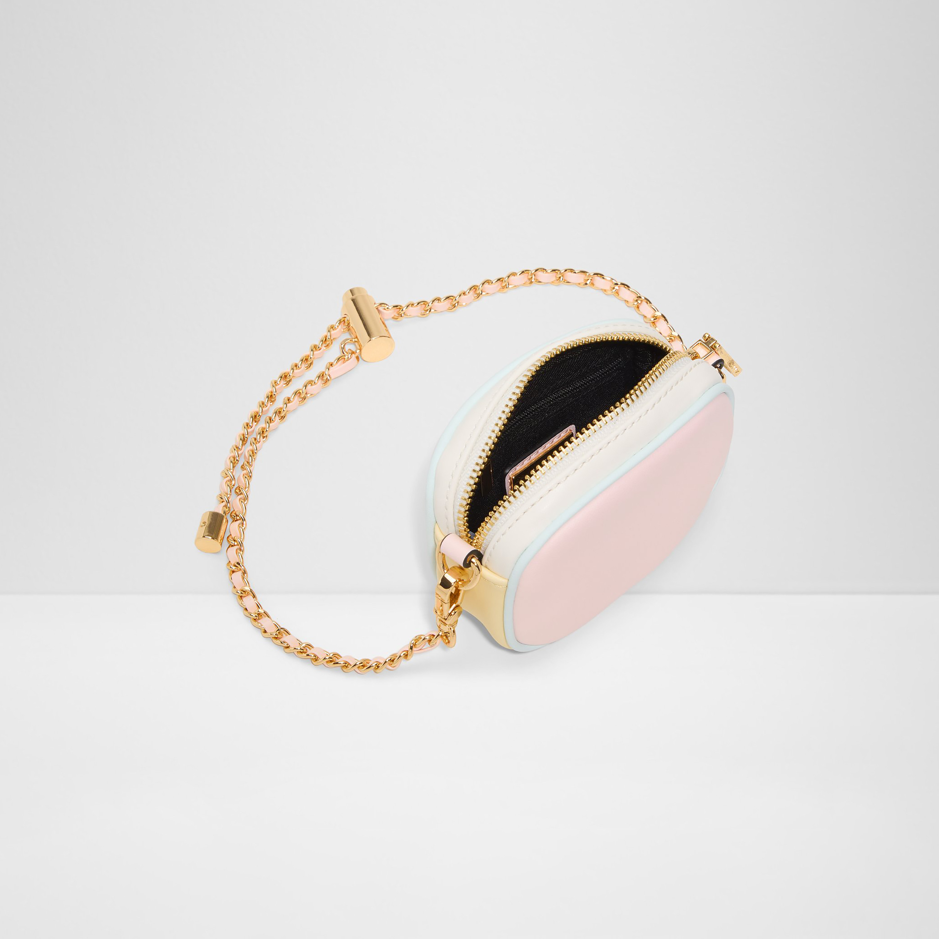 Aldo Rosaviemini Color Blocked Sling Bag with Zip Closure & Adjustable Chain Strap-women-bagsandwallets-handbags-image-3