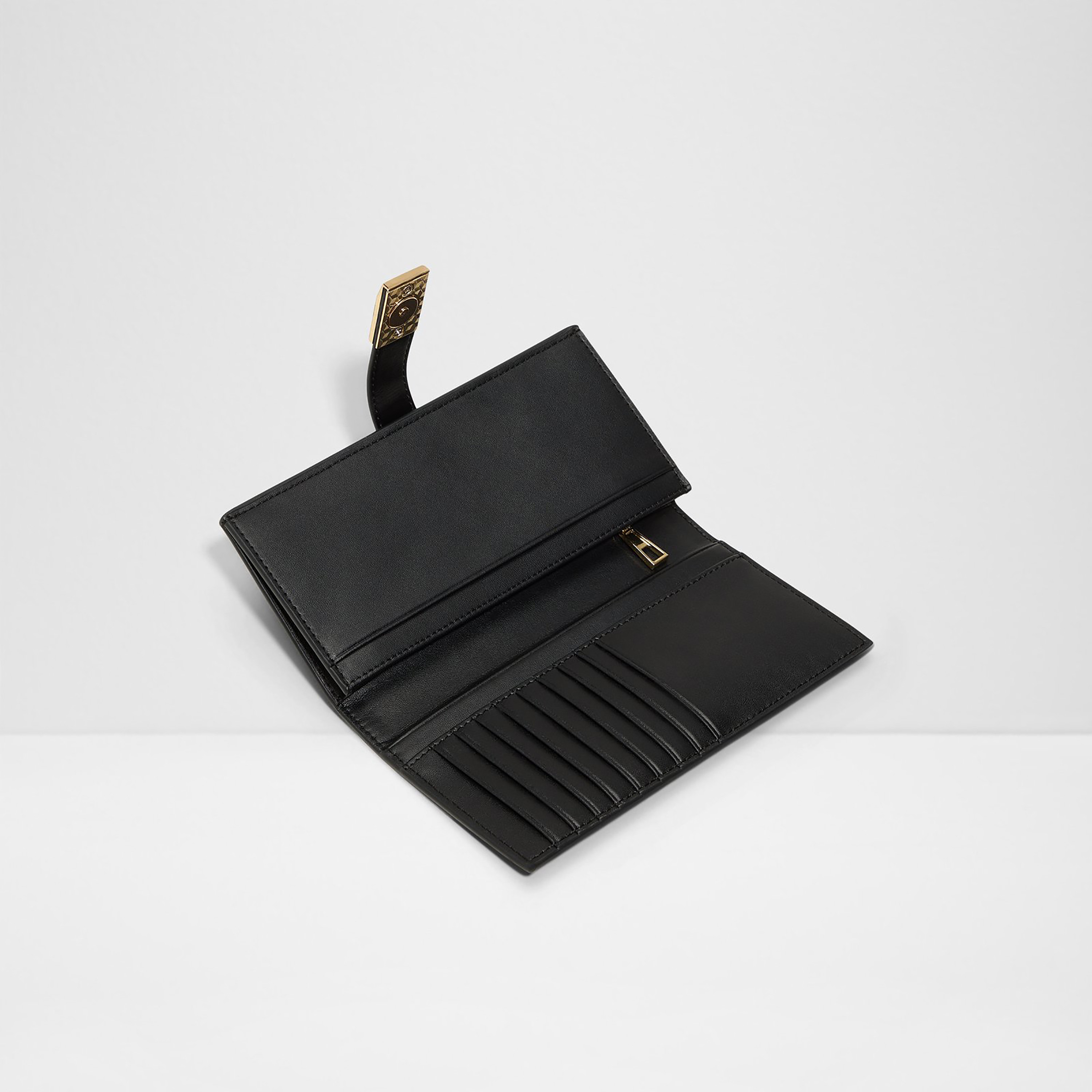 Aldo Anastassia Plain Wallet with Magnetic Closure-women-bagsandwallets-wallets-image-2