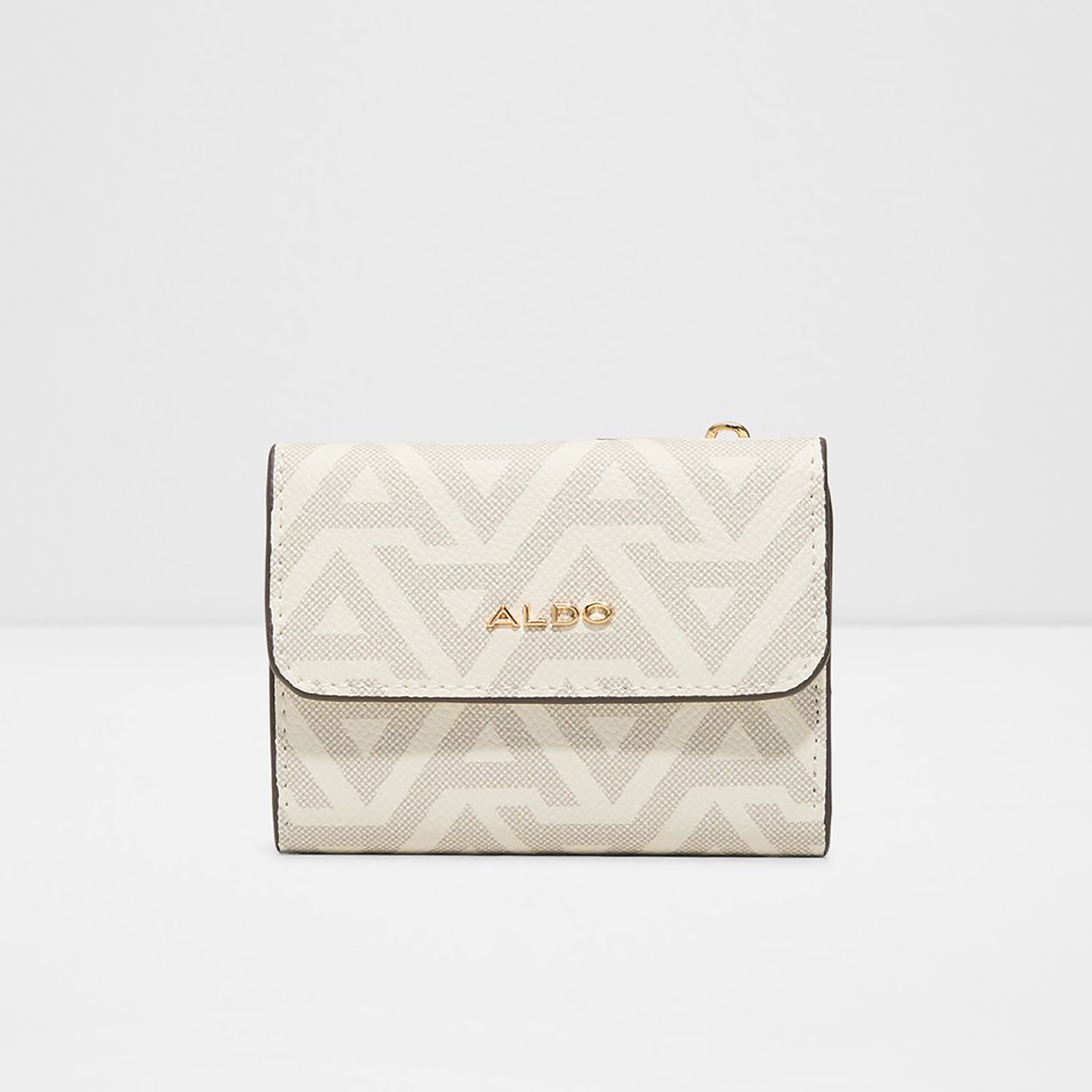 Aldo Riella Monogram Wallet with Magnetic Closure-women-bagsandwallets-wallets-image-1