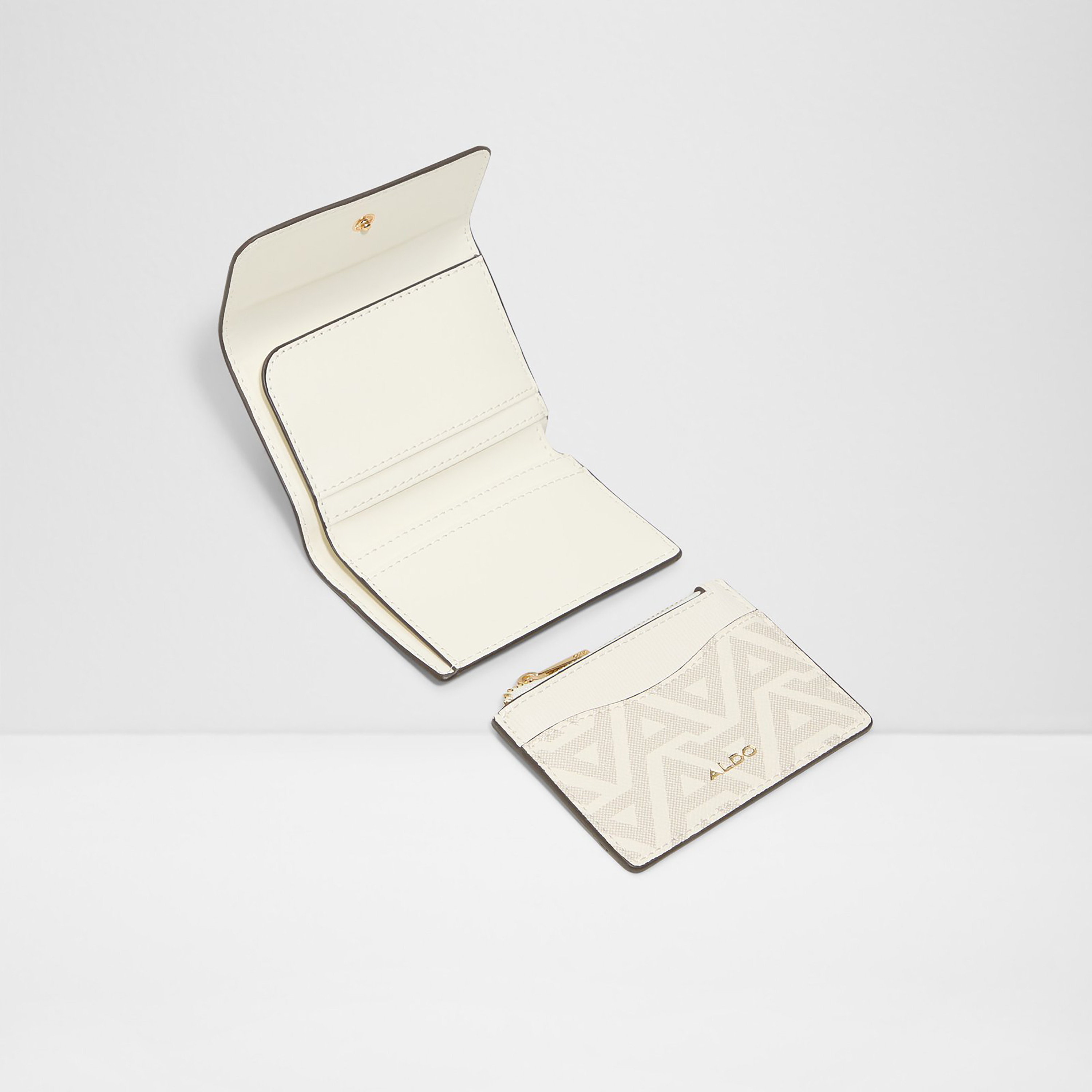 Aldo Riella Monogram Wallet with Magnetic Closure-women-bagsandwallets-wallets-image-2