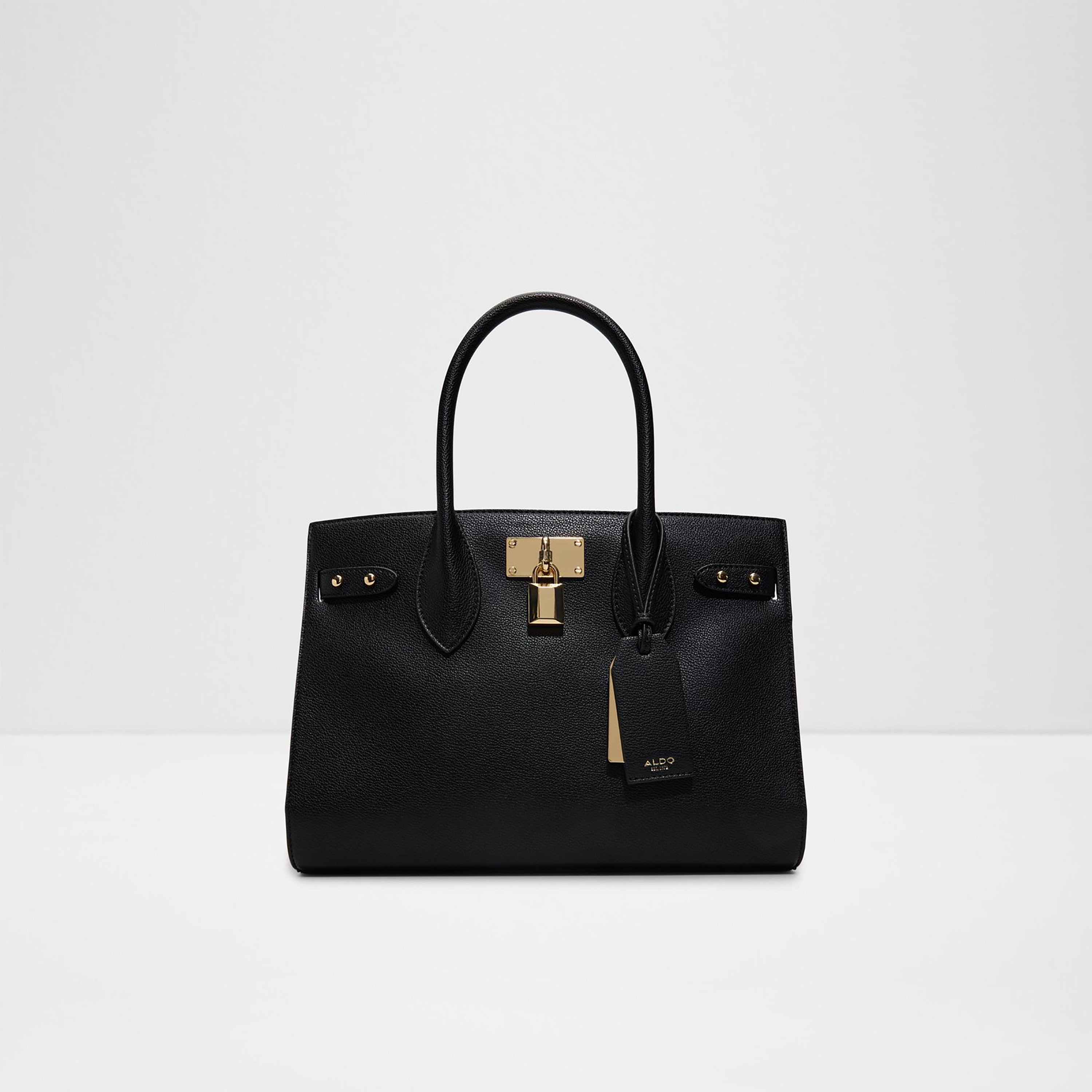 Aldo Jackie Plain Double Handle Satchel Bag with Zip Closure & Adjustable Strap-women-bagsandwallets-handbags-image-1