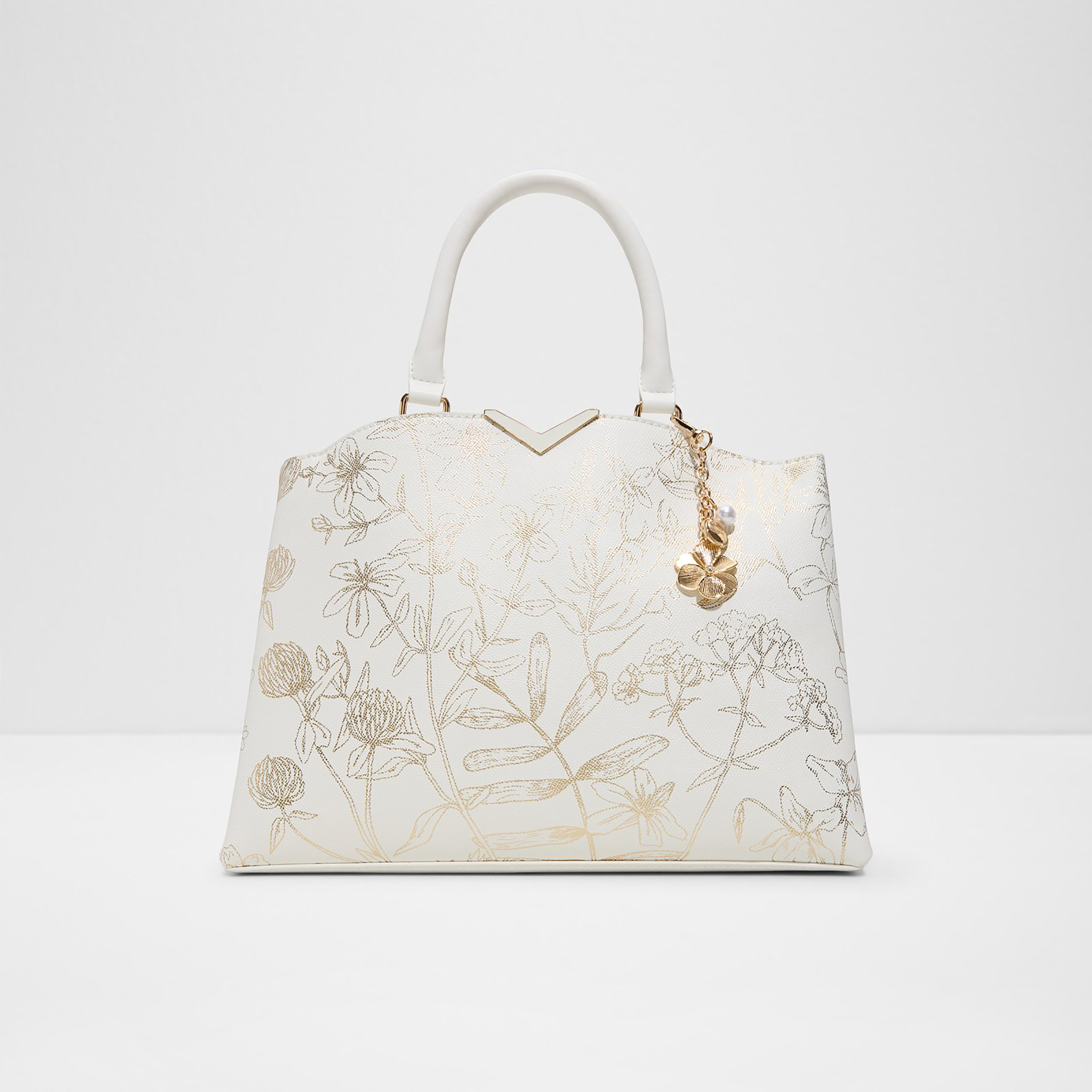 Aldo Angelflora Printed Double Handle Satchel Bag with Zip Closure & Adjustable Strap-women-bagsandwallets-handbags-image-1