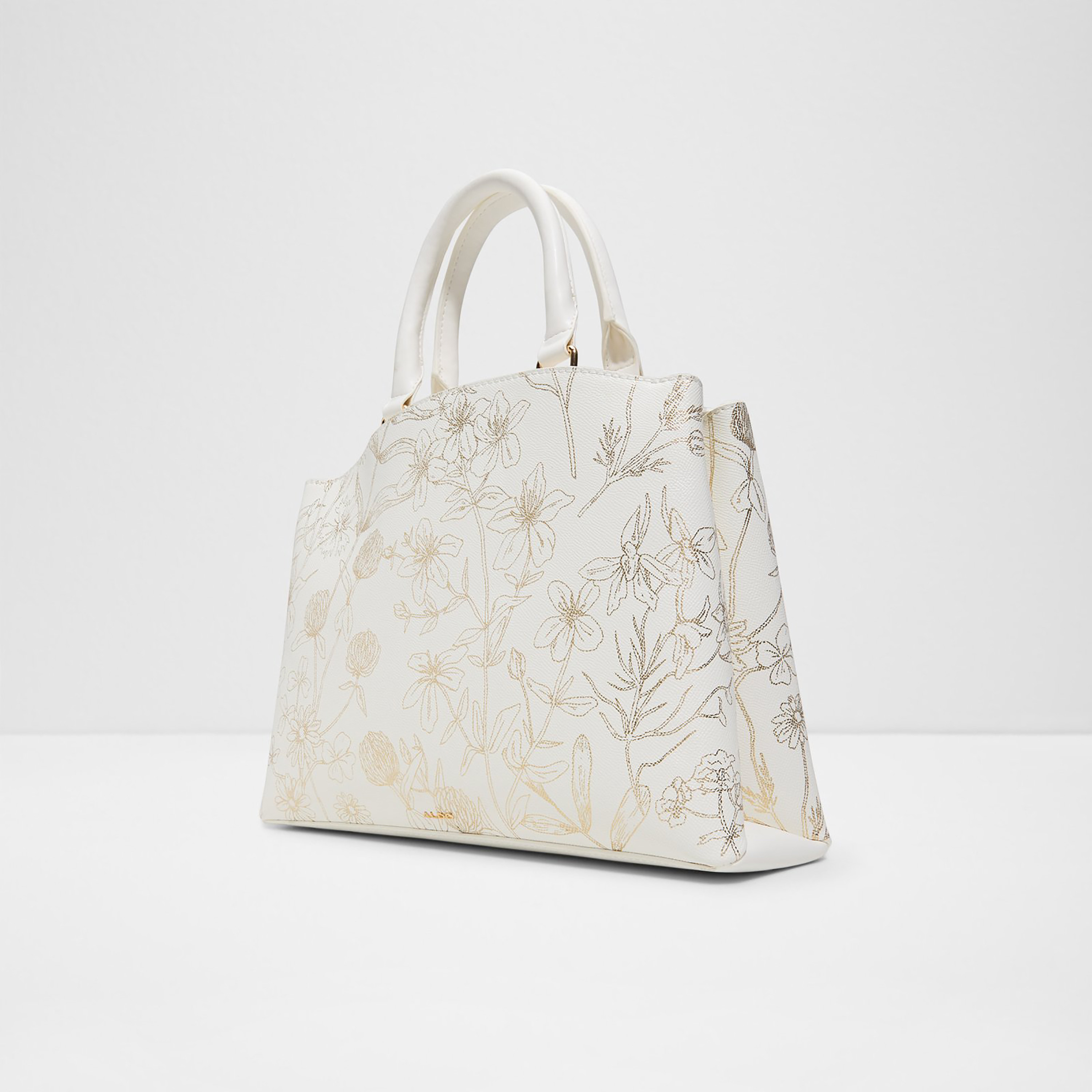 Aldo Angelflora Printed Double Handle Satchel Bag with Zip Closure & Adjustable Strap-women-bagsandwallets-handbags-image-2