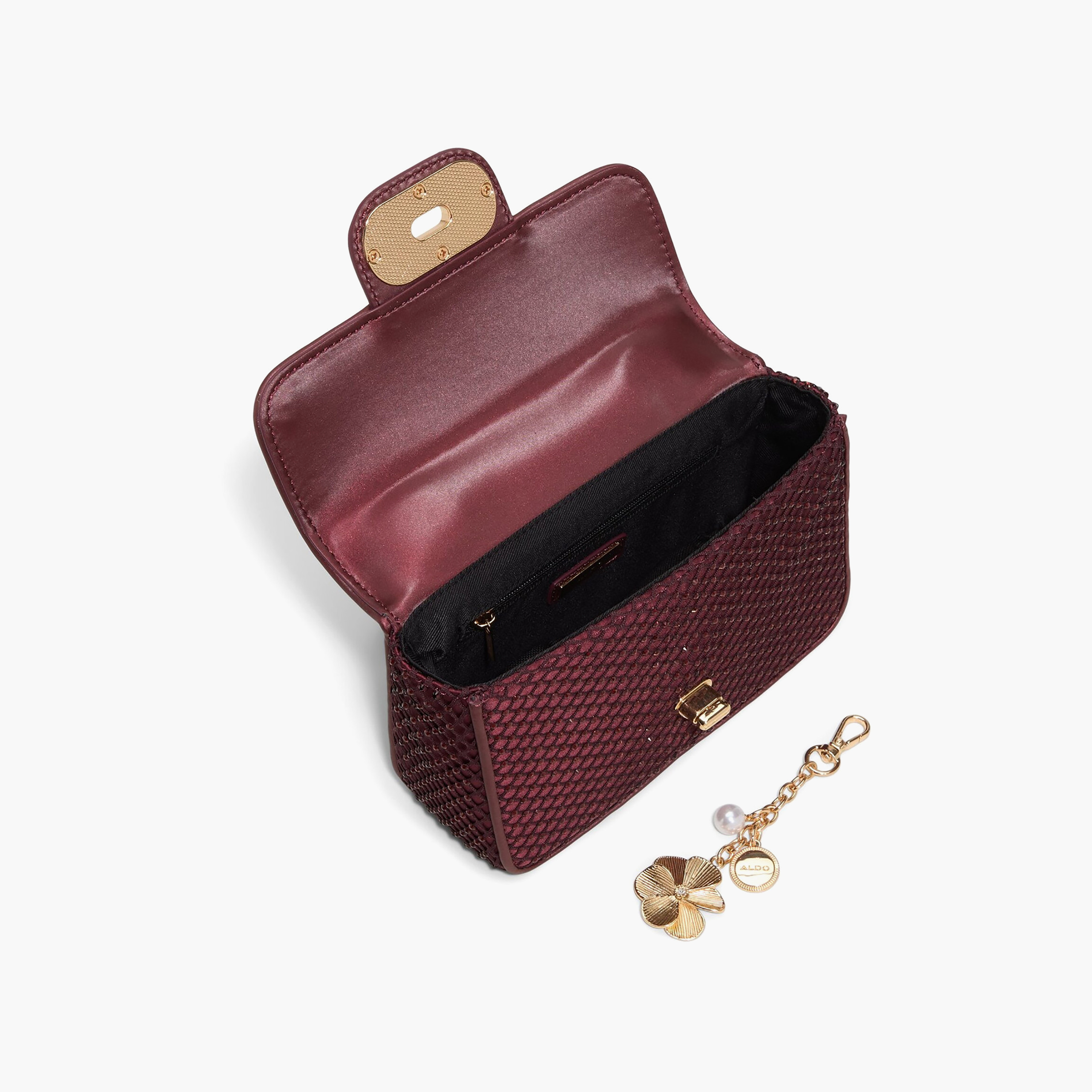 Aldo Lorelli Embellishment Top Handle Handbag with Twist Lock Closure-women-bagsandwallets-handbags-image-3