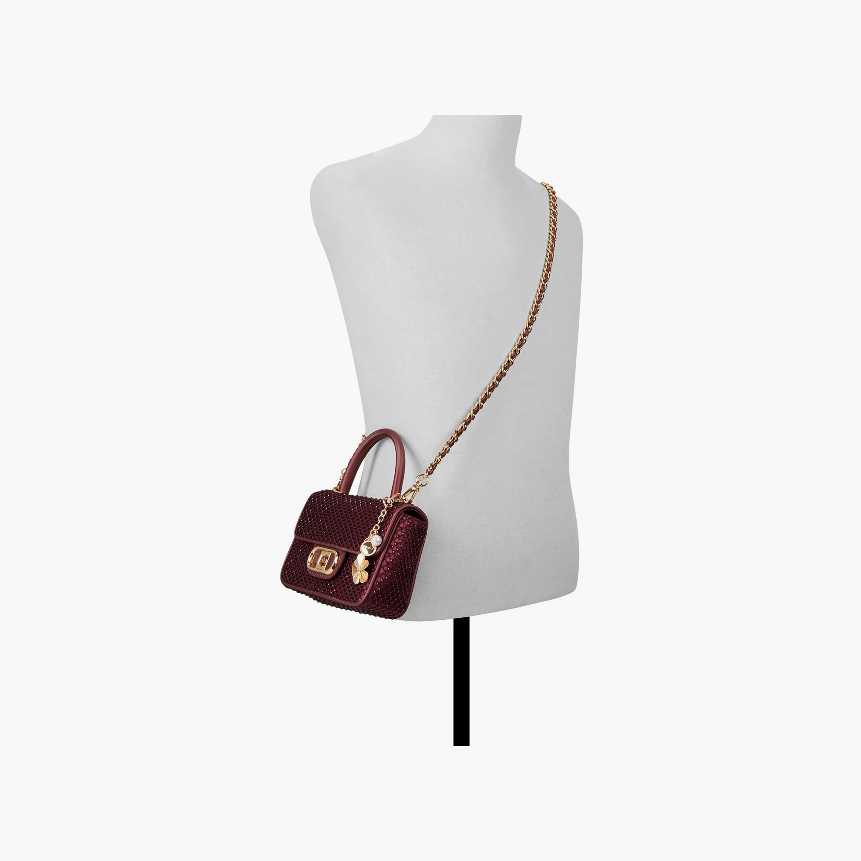 Aldo Lorelli Embellishment Top Handle Handbag with Twist Lock Closure-women-bagsandwallets-handbags-image-4
