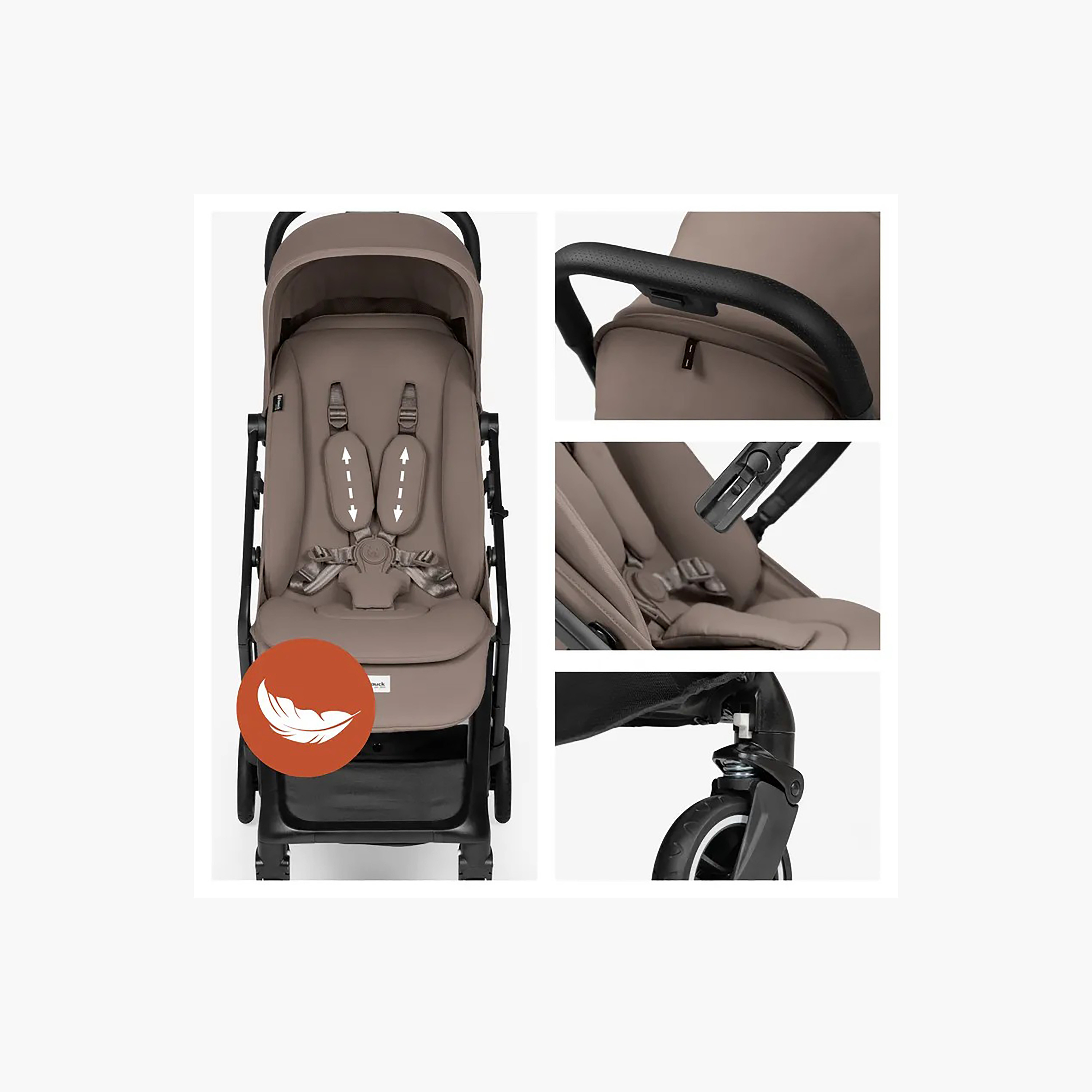 عربة أطفال مع مظلة وسلة تخزين فلاي إن كير من هوك-baby-gear-strollersandprams-strollers-image-5