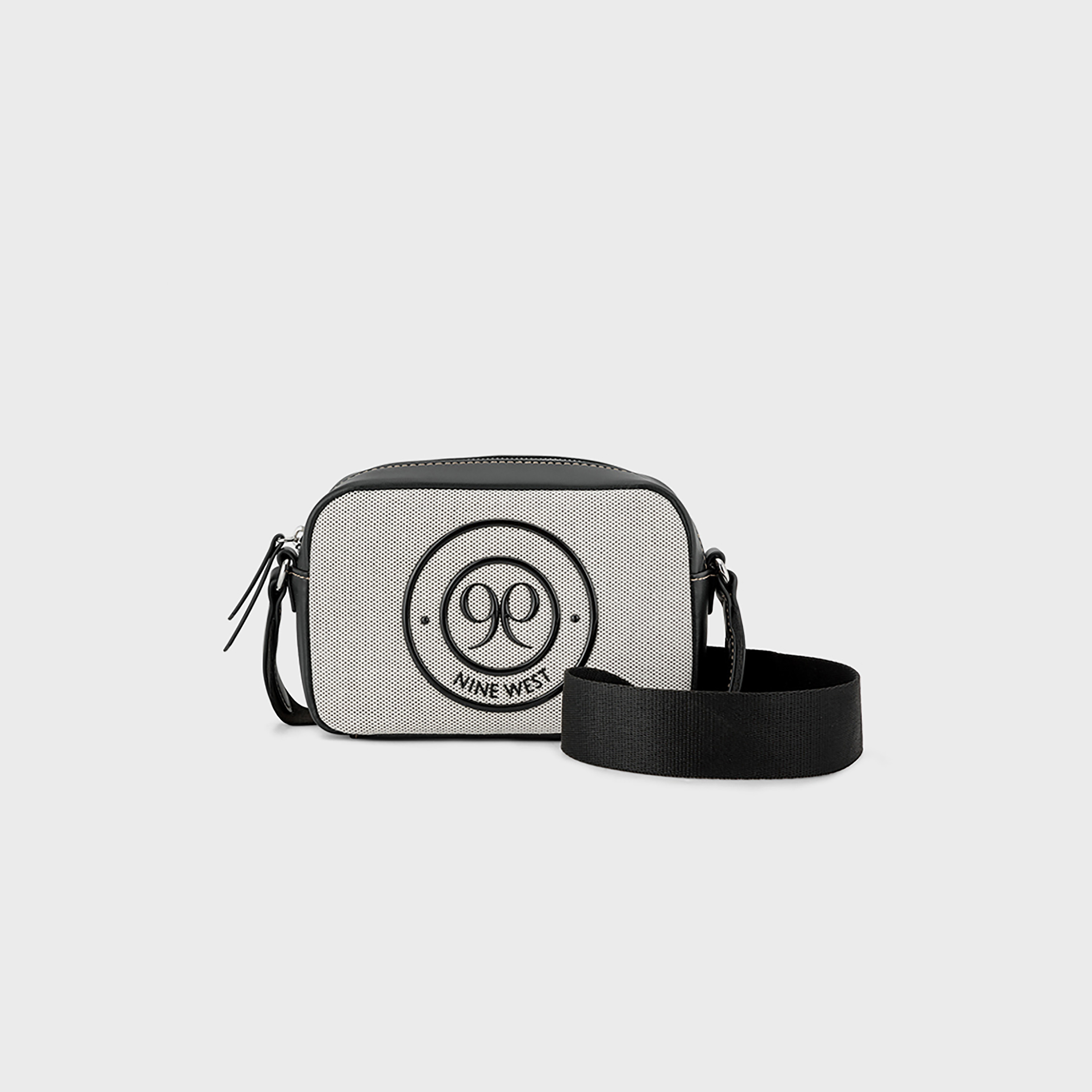 Nine West Galilee Color-Blocked Logo Print Crossbody Bag with Zipper Closure-women-bagsandwallets-handbags-image-5