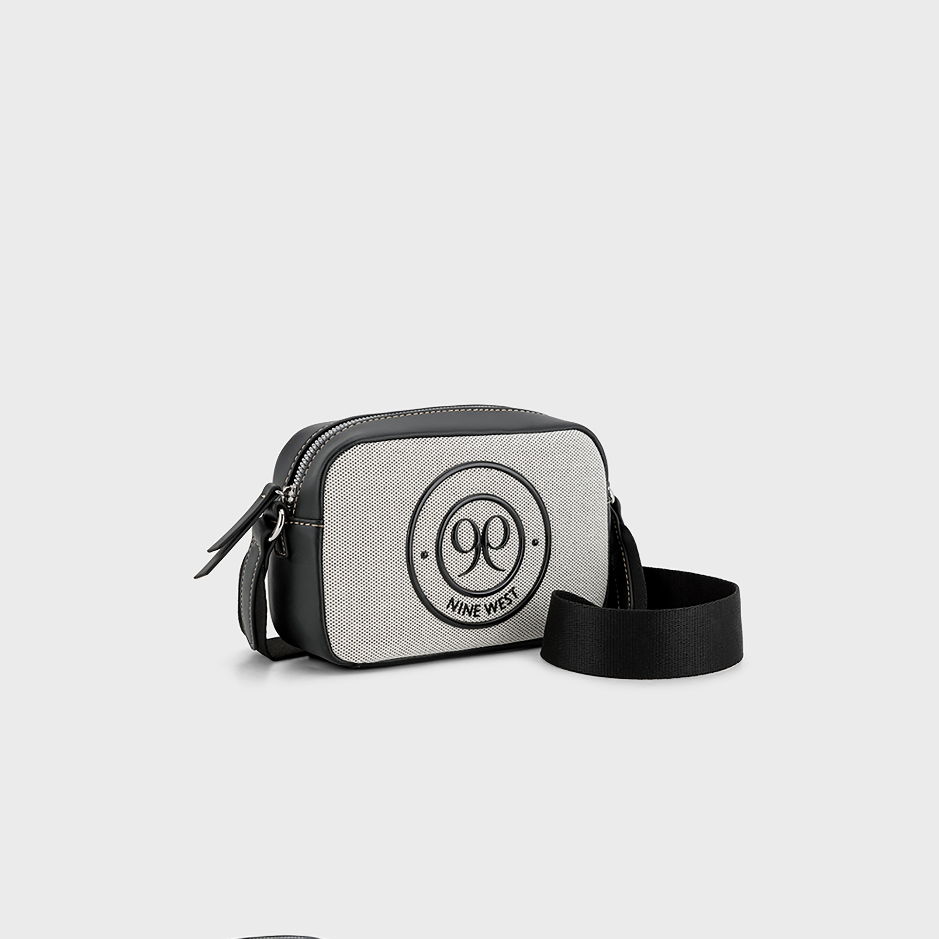 Nine West Galilee Color-Blocked Logo Print Crossbody Bag with Zipper Closure-women-bagsandwallets-handbags-image-6