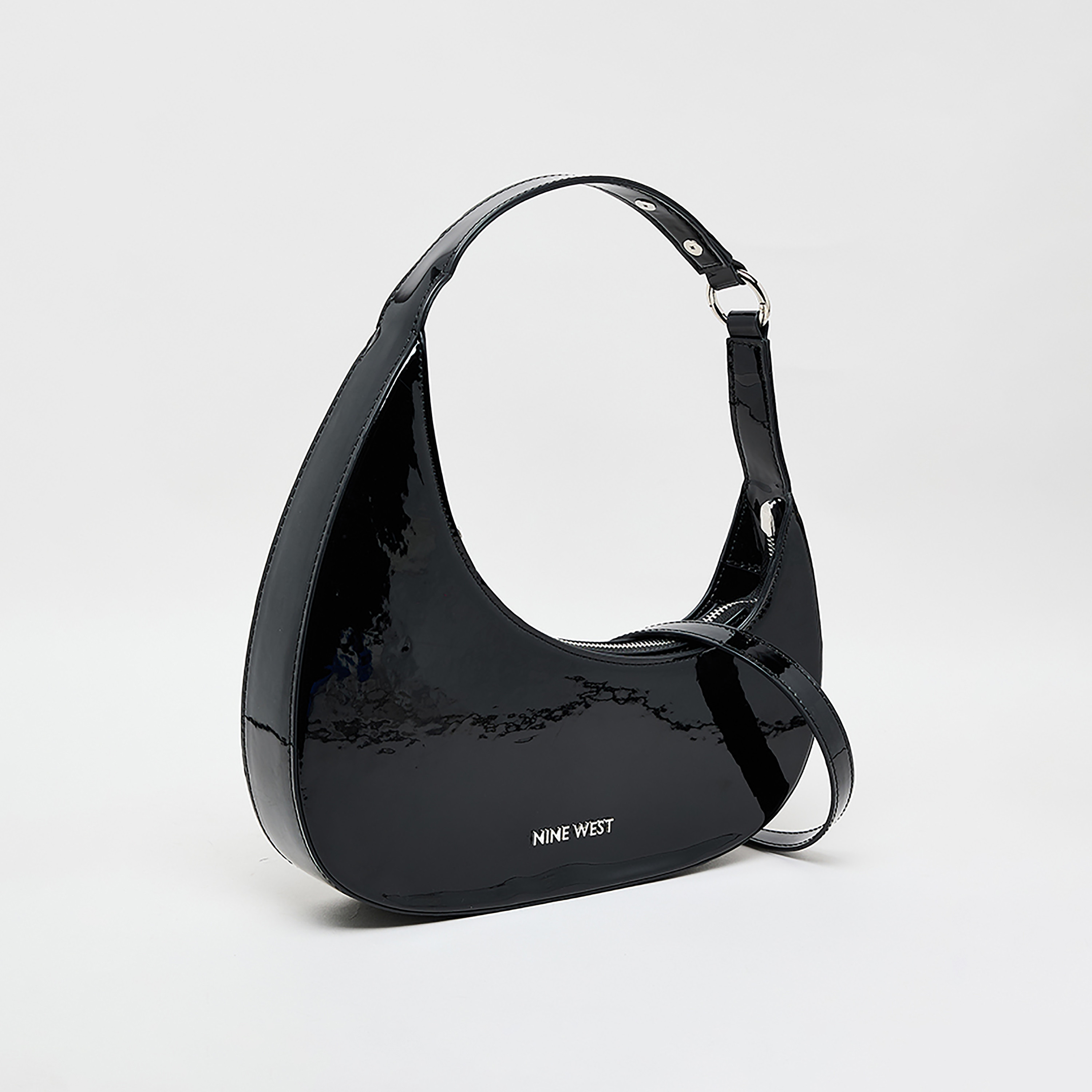 Nine West Plain Single Handle Shoulder Bag with Zipper Closure and Adjustable Strap-women-bagsandwallets-backpacks-image-2
