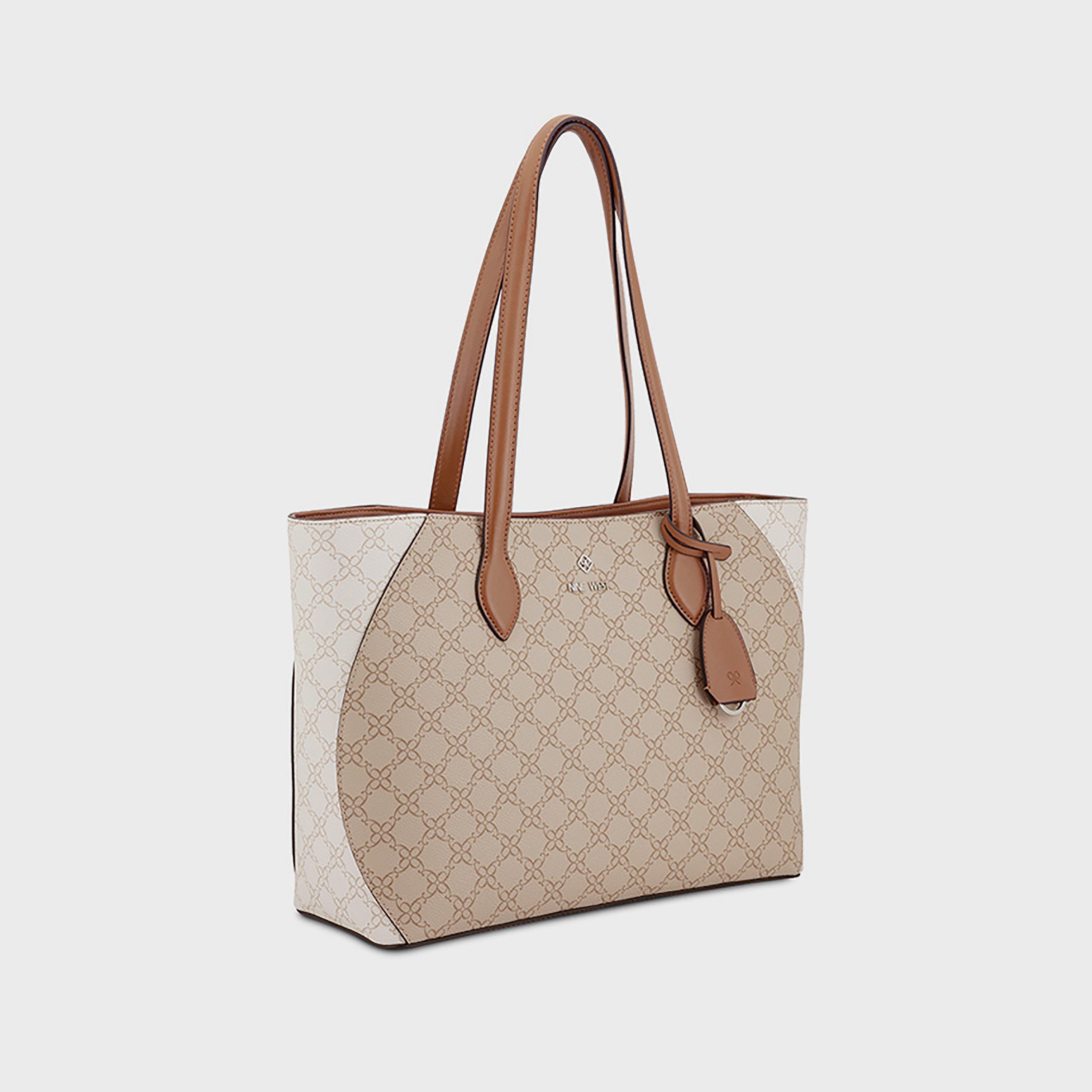 Nine West Cheryth Monogram Double Handle Tote Bag with Magnetic Closure-women-bagsandwallets-handbags-image-2