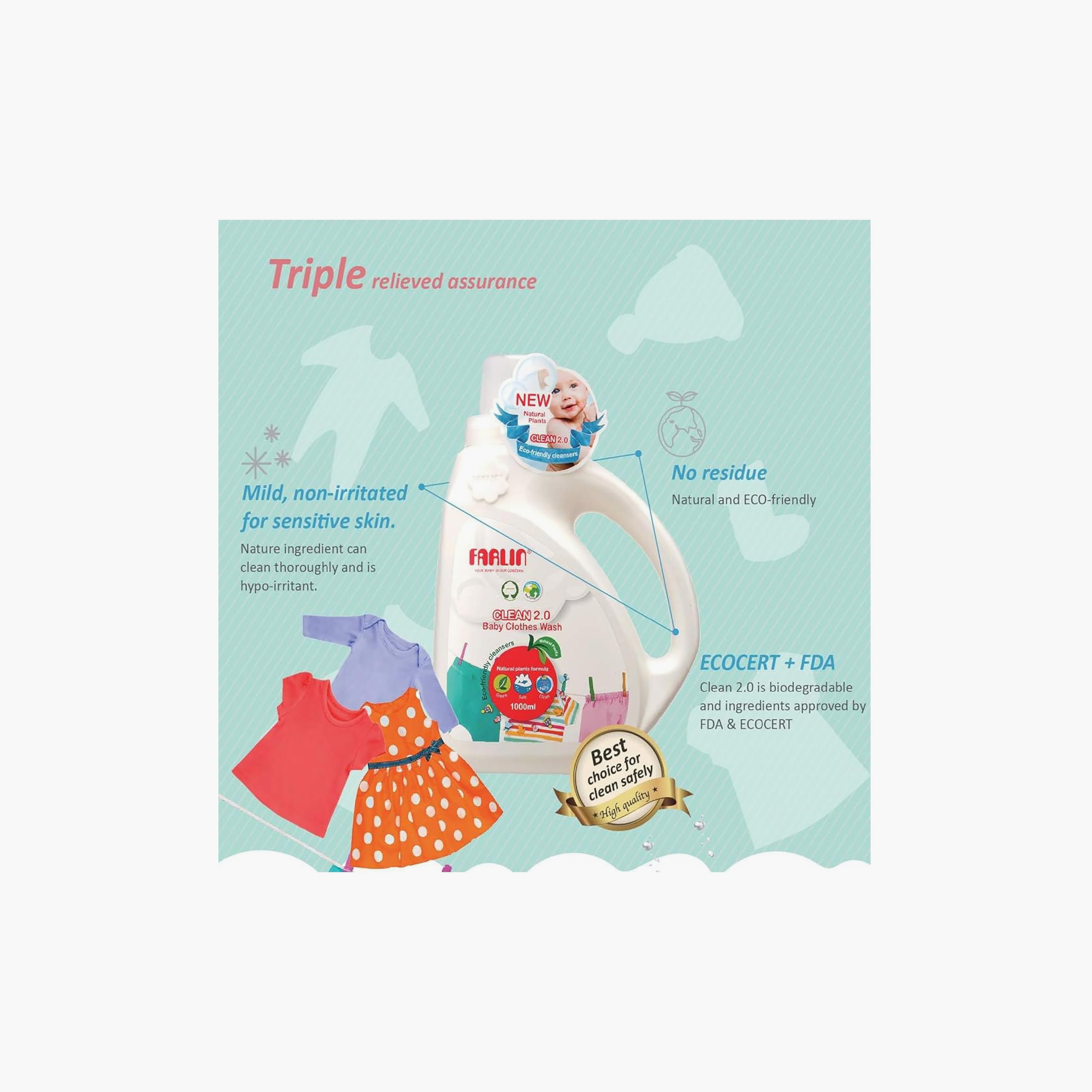 سائل تنظيف بتركيبة نباتية طبيعية من فارلين - 1 لتر-baby-feeding-cleaningliquids-image-3