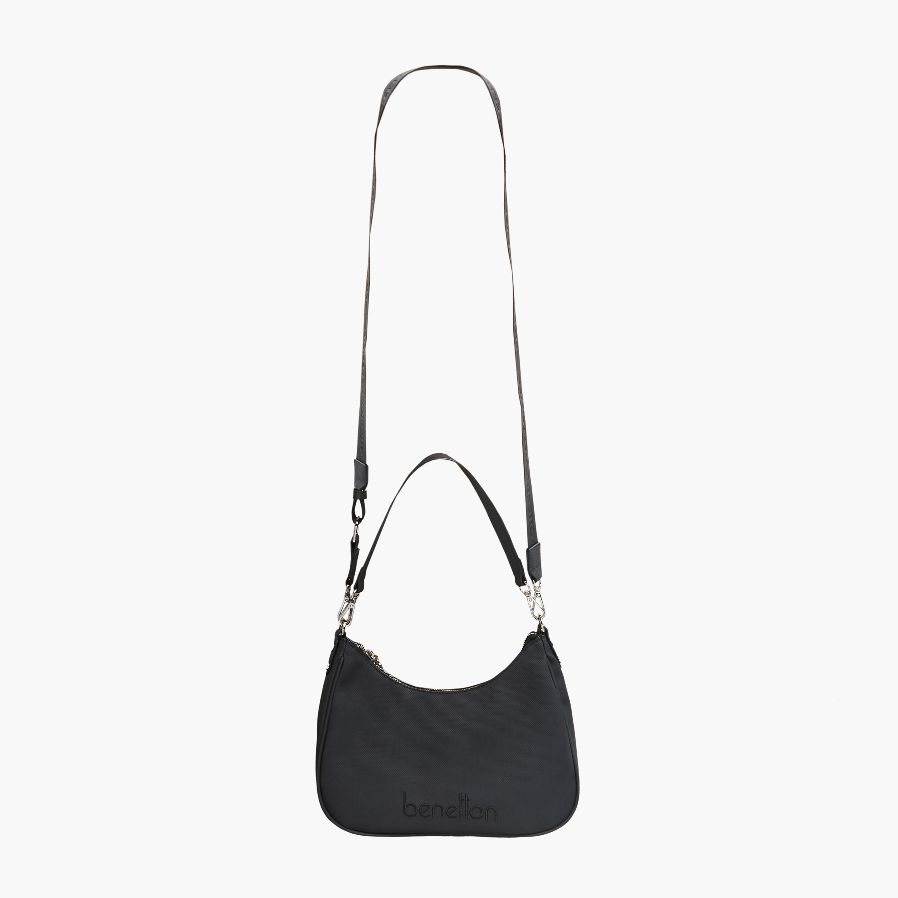United Colors of Benetton Solid Shoulder Bag with Zip Closure-women-bagsandwallets-handbags-image-10