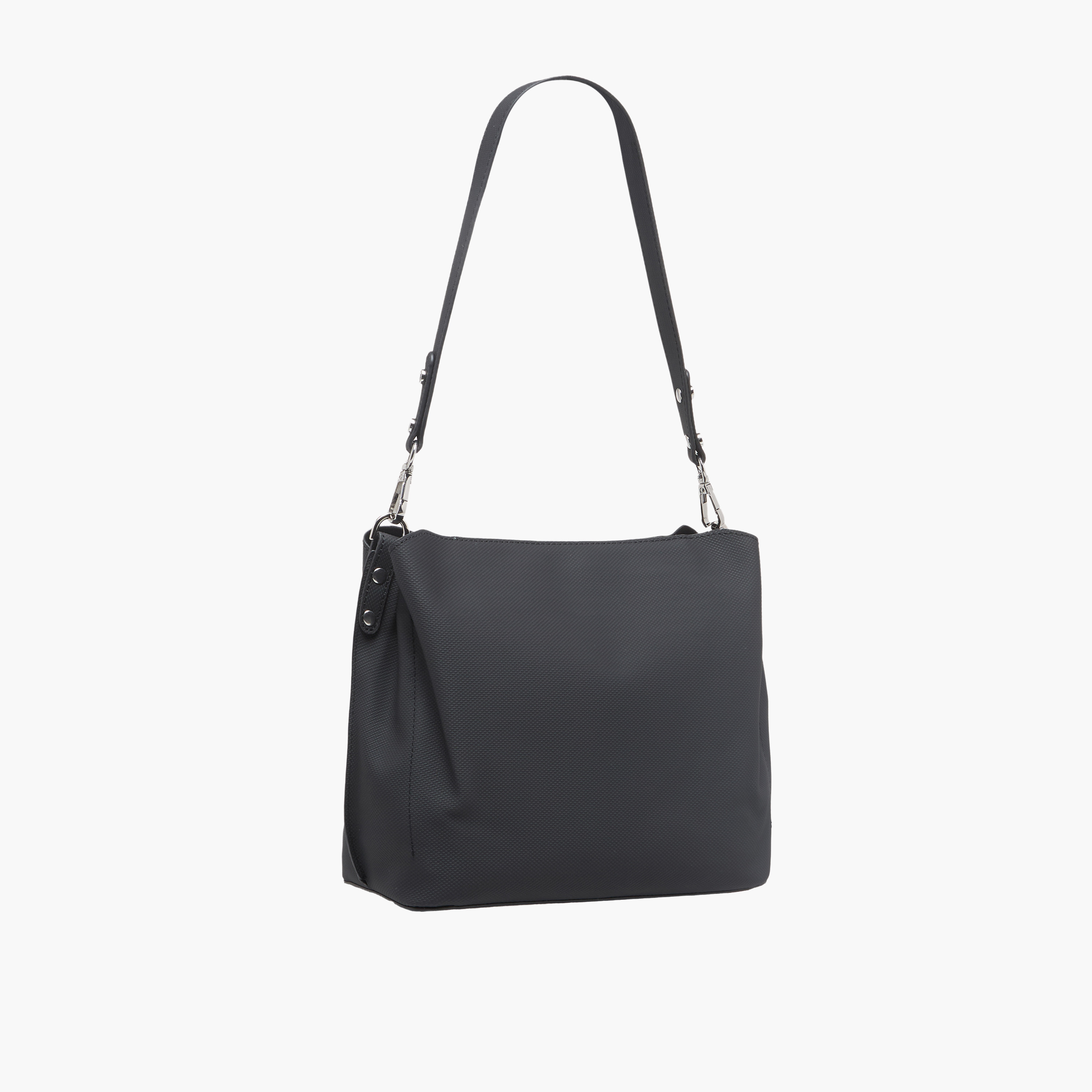 United Colors of Benetton Textured Crossbody Bag with Zip Closure-women-bagsandwallets-handbags-image-4