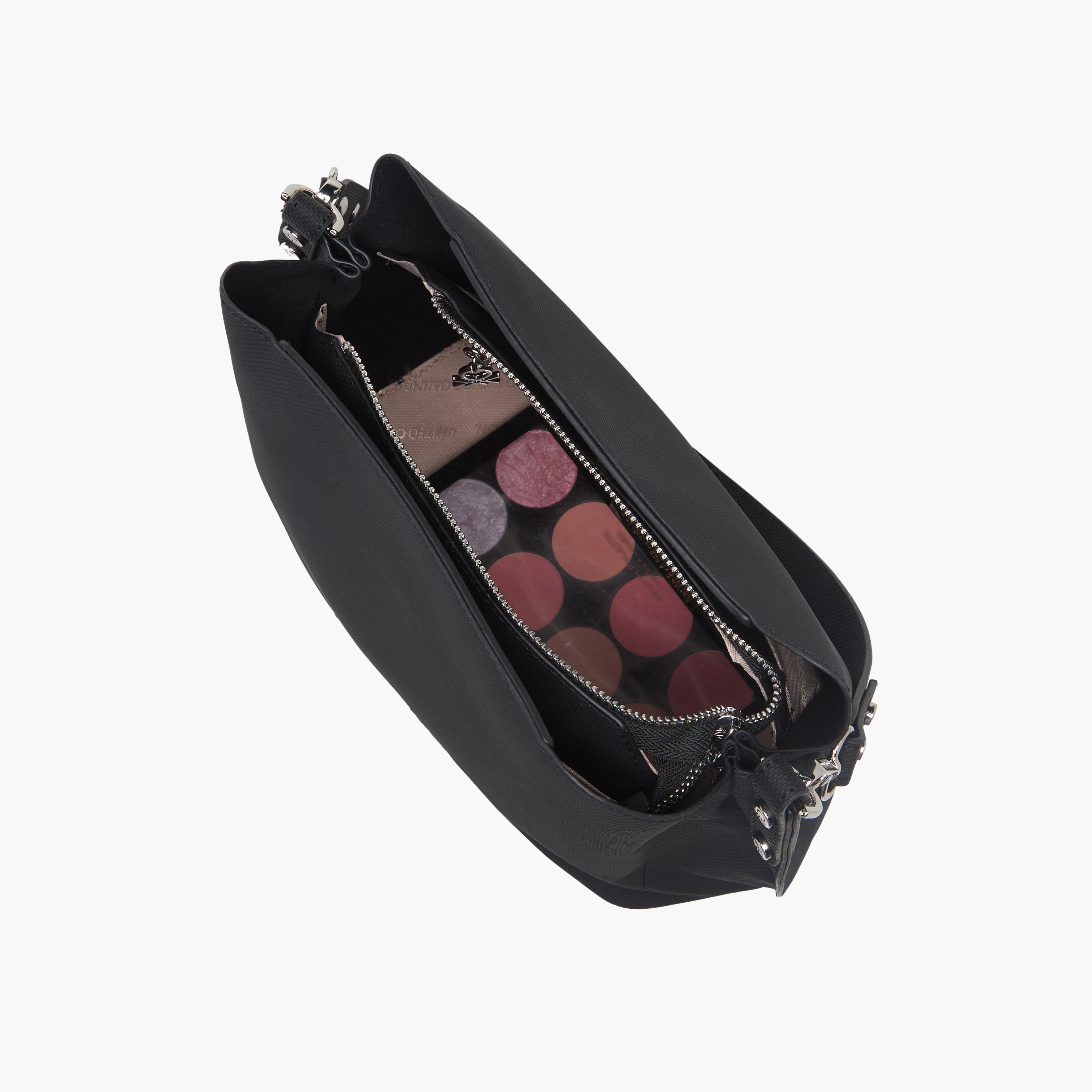 United Colors of Benetton Textured Crossbody Bag with Zip Closure-women-bagsandwallets-handbags-image-9