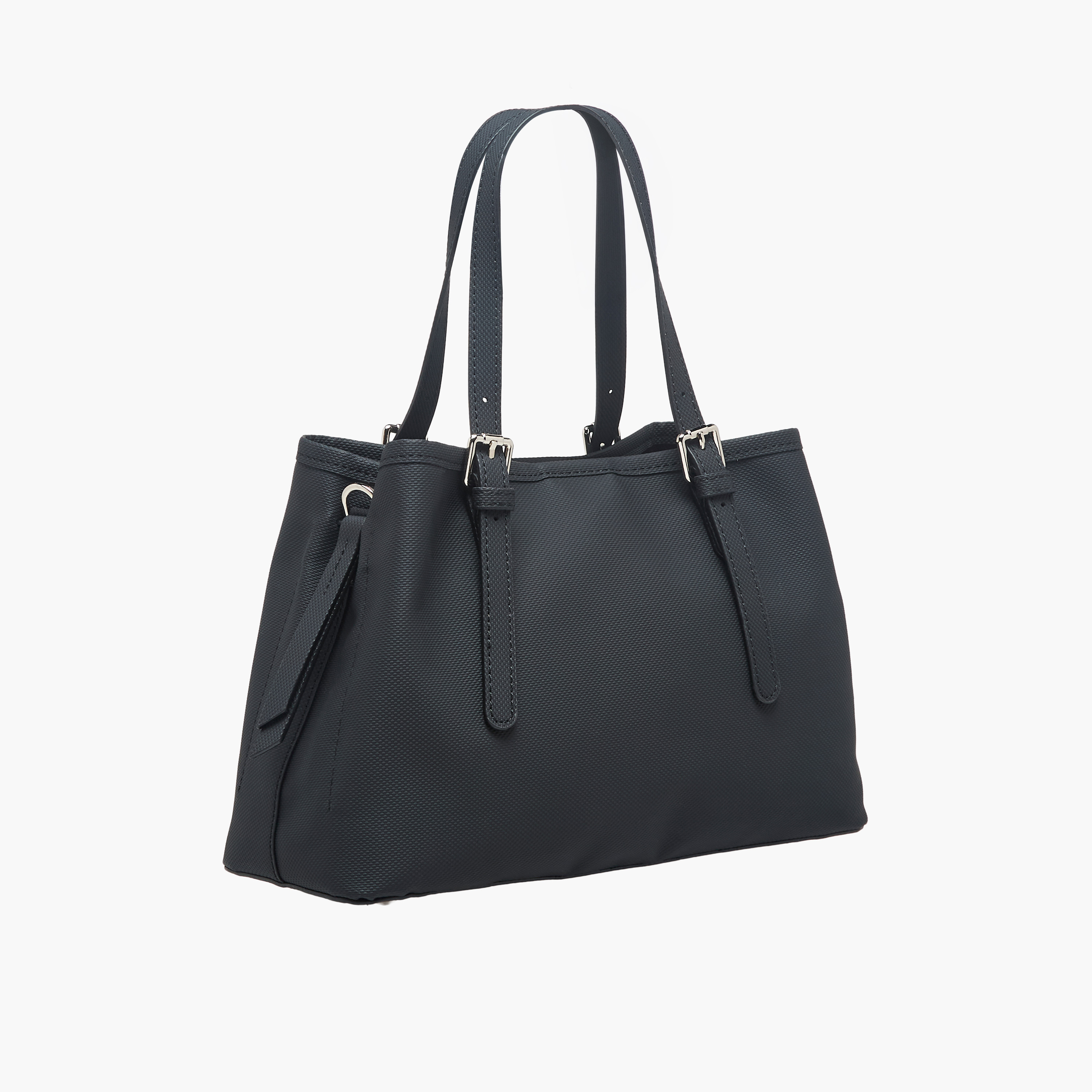 United Colors of Benetton Textured Tote Bag with Zip Closure-women-bagsandwallets-handbags-image-4
