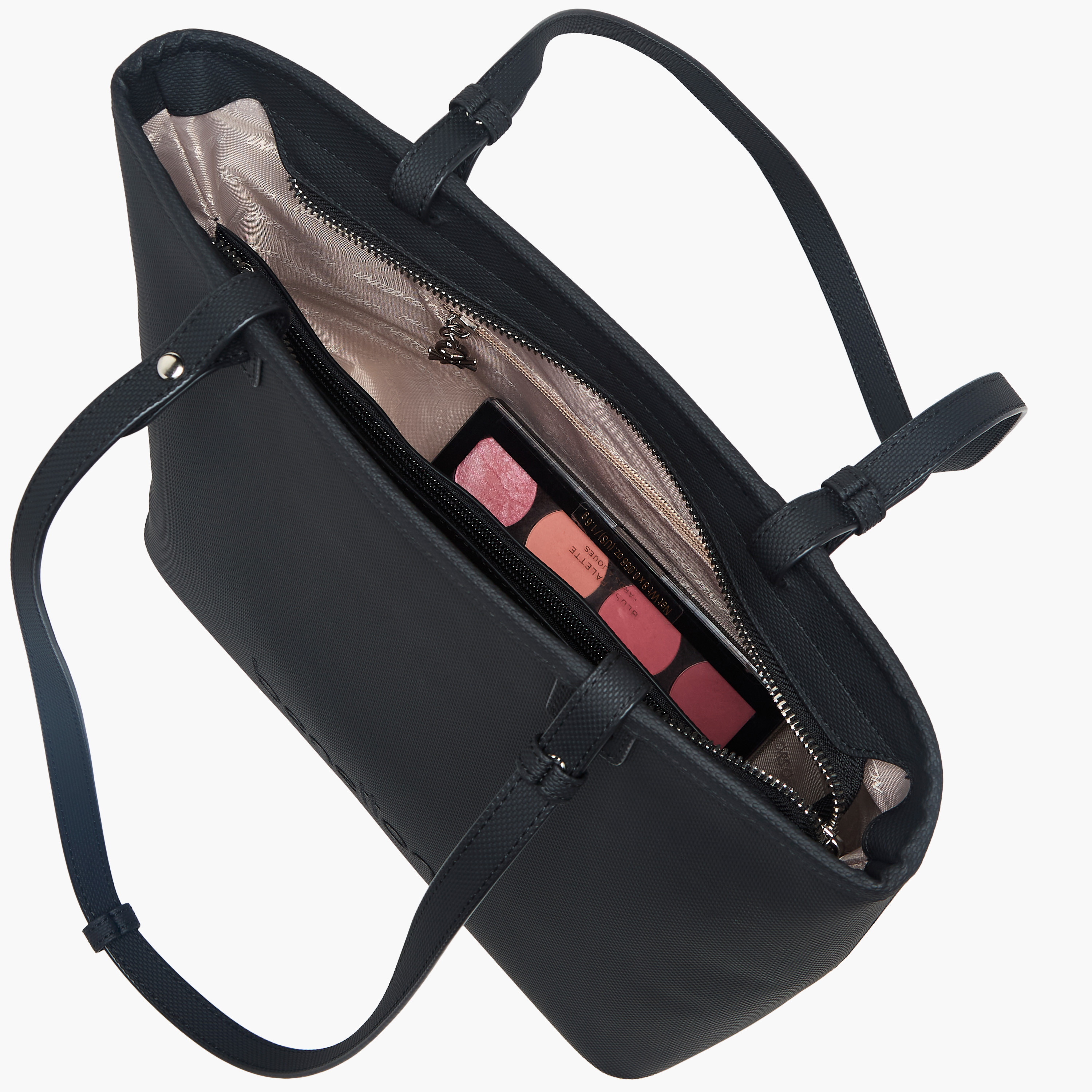 United Colors of Benetton Solid Tote Bag with Zip Closure-women-bagsandwallets-handbags-image-8