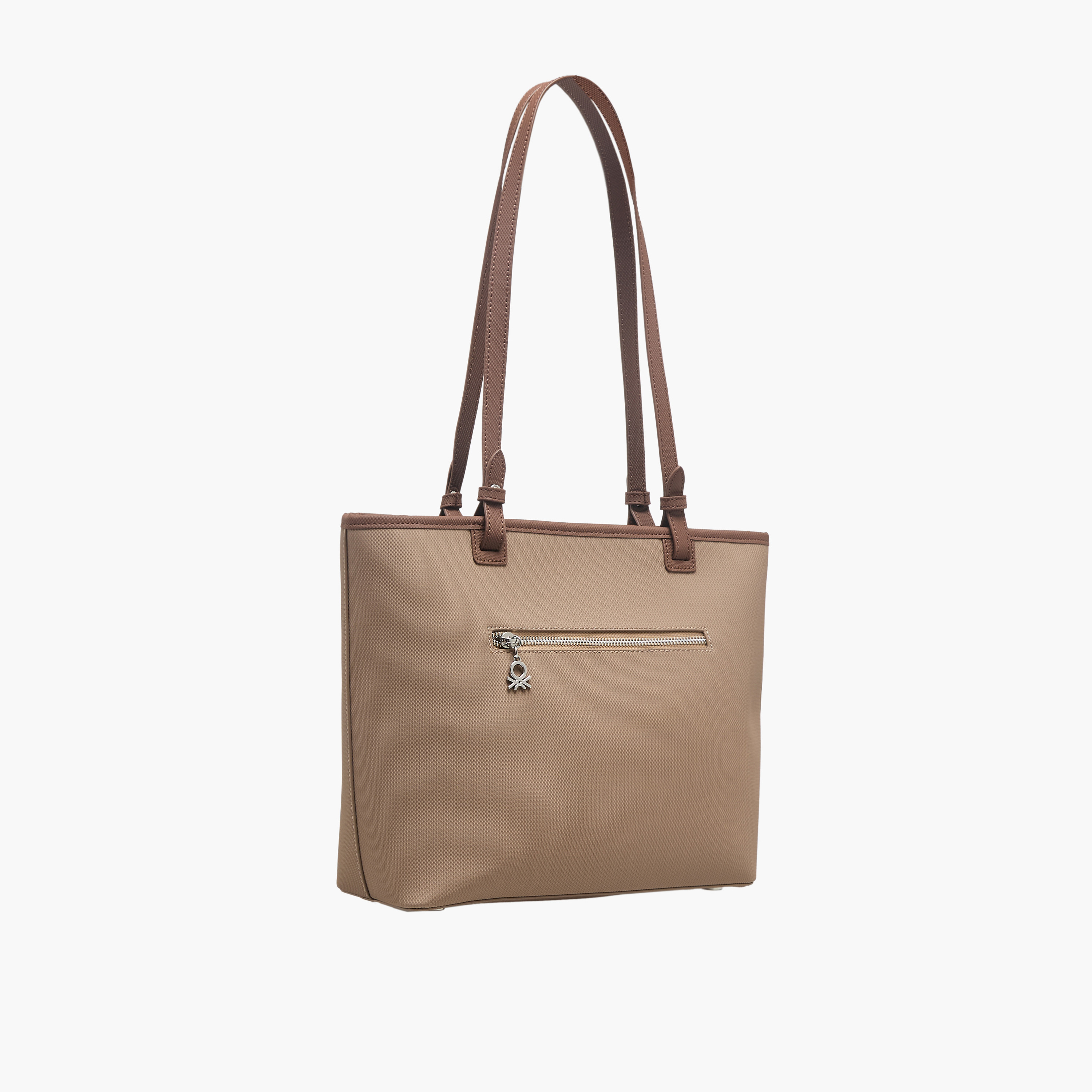 شنطة توتي سادة بسحاب إغلاق من يونايتد كلرز أوف بينيتون-women-bagsandwallets-handbags-image-4