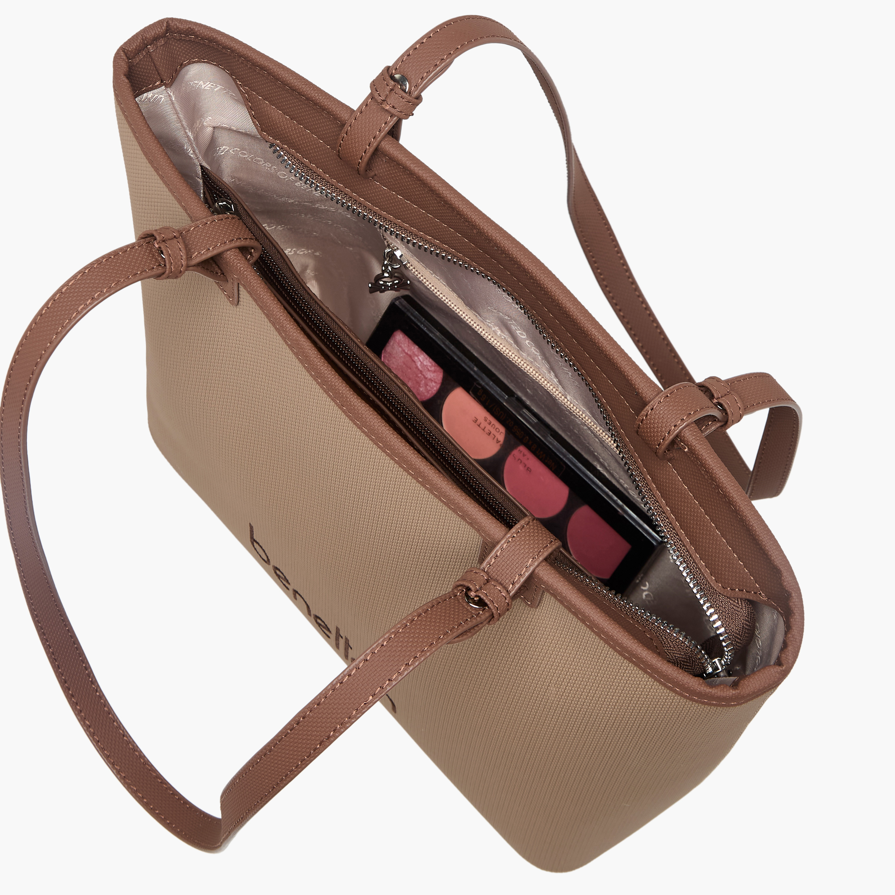 شنطة توتي سادة بسحاب إغلاق من يونايتد كلرز أوف بينيتون-women-bagsandwallets-handbags-image-8
