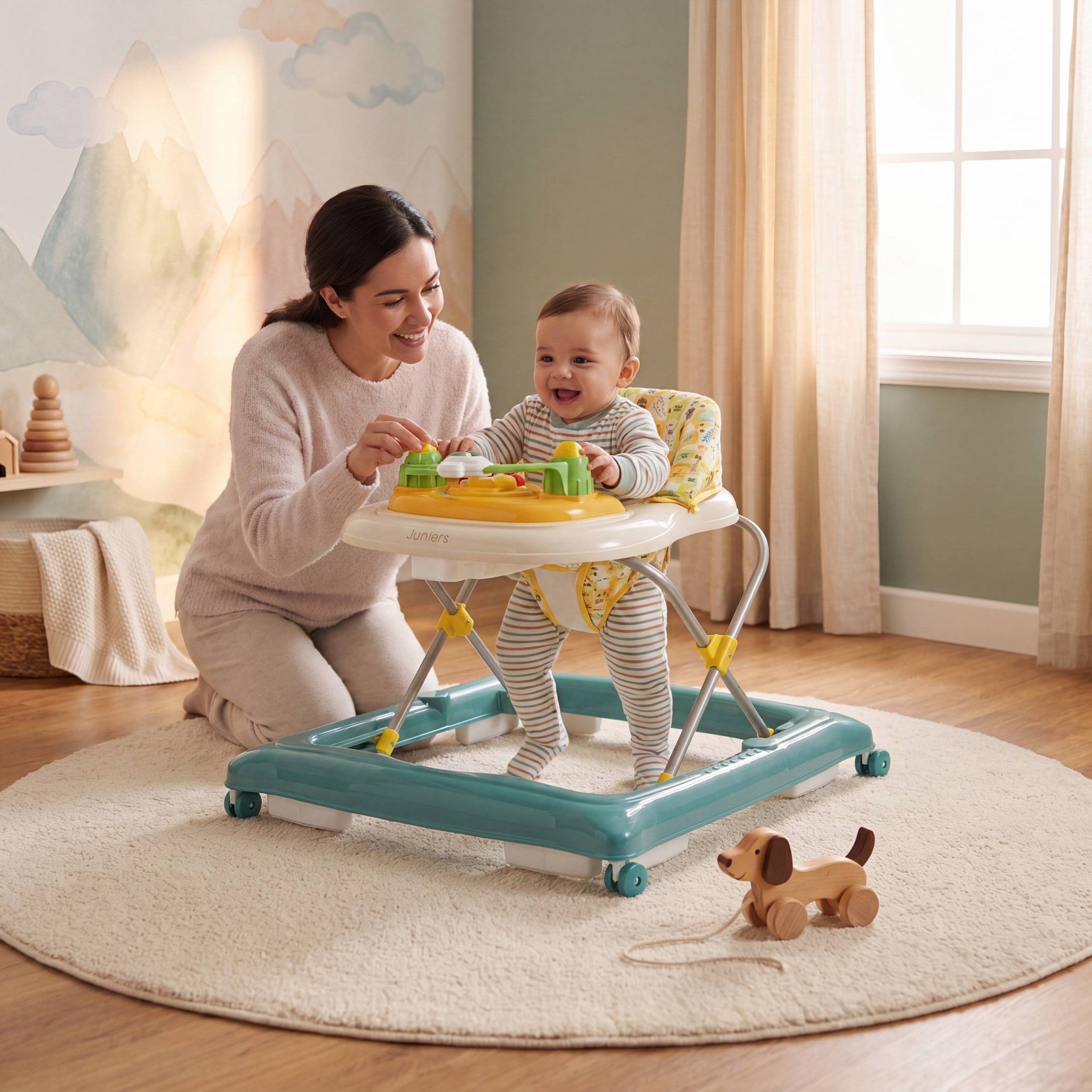 Juniors Chicago Baby Walker with Detachable Tray-baby-infantactivity-walkers-image-6
