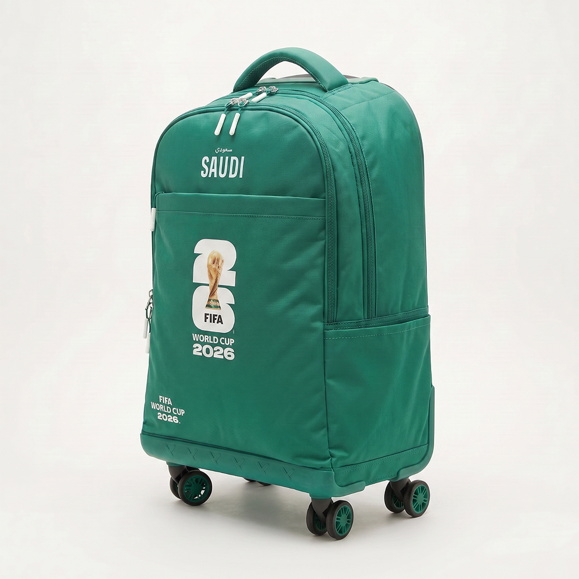 FIFA Saudi Arabia Print Trolley Bag for Kids 8-13 Years Retractable Handle-school-bagsandbackpacks-trolleybags-image-5