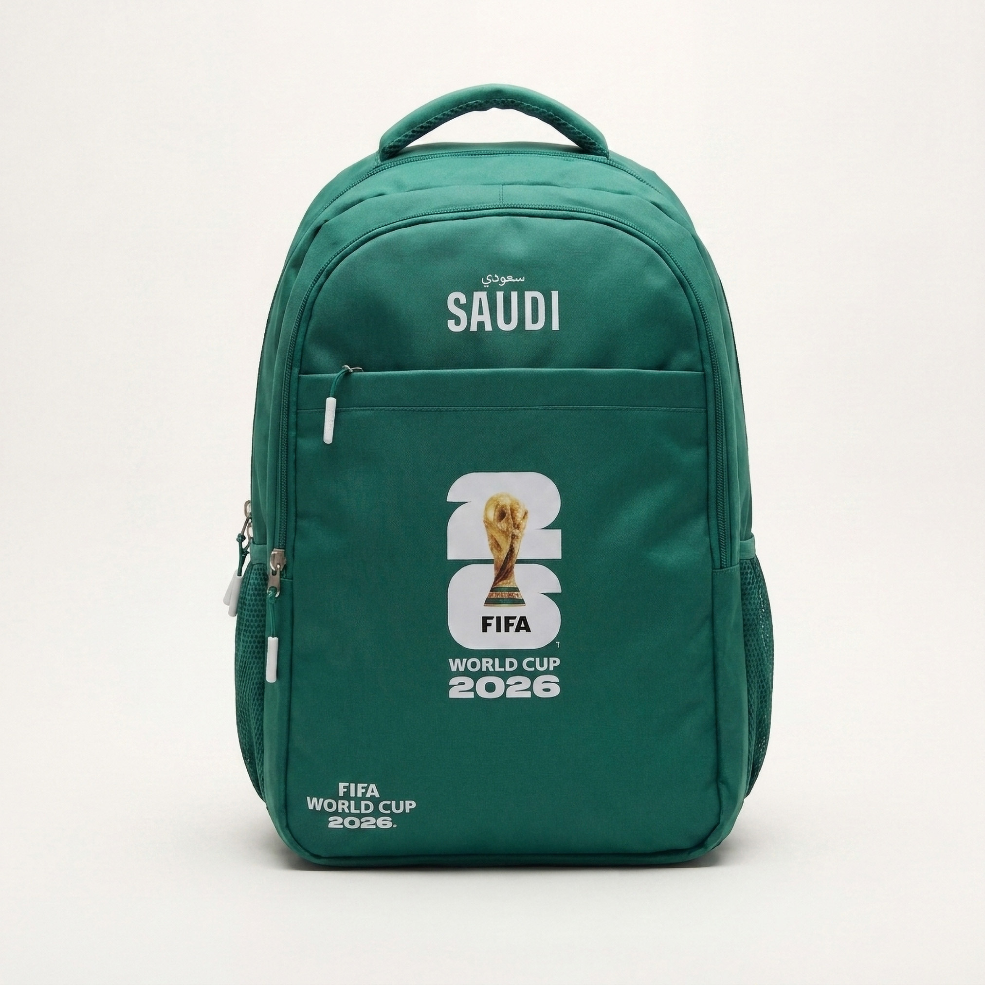FIFA Saudi Arabia Print Backpack for Kids 8-13 Years with Pockets-school-bagsandbackpacks-backpacks-image-1