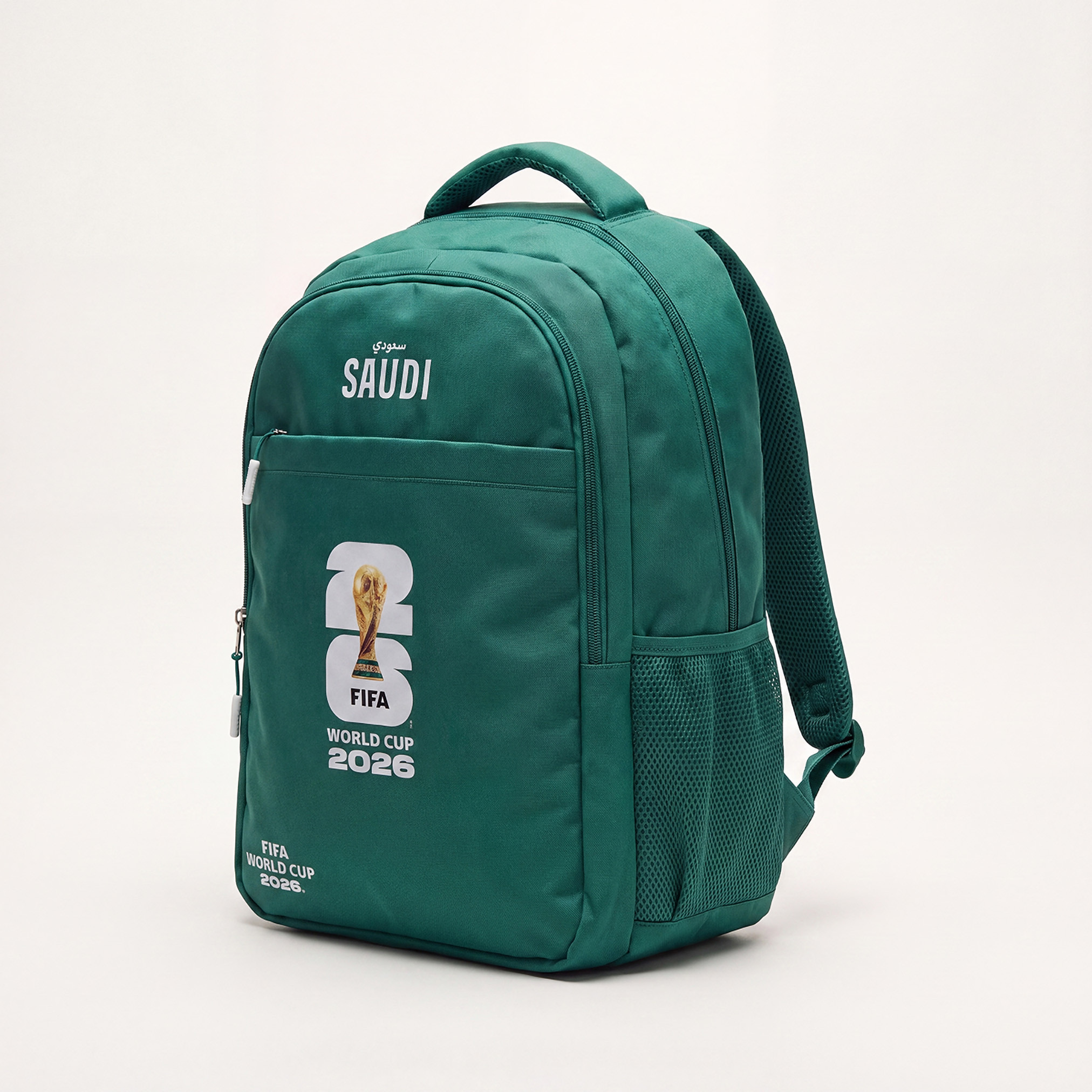 FIFA Saudi Arabia Print Backpack for Kids 8-13 Years with Pockets-school-bagsandbackpacks-backpacks-image-4