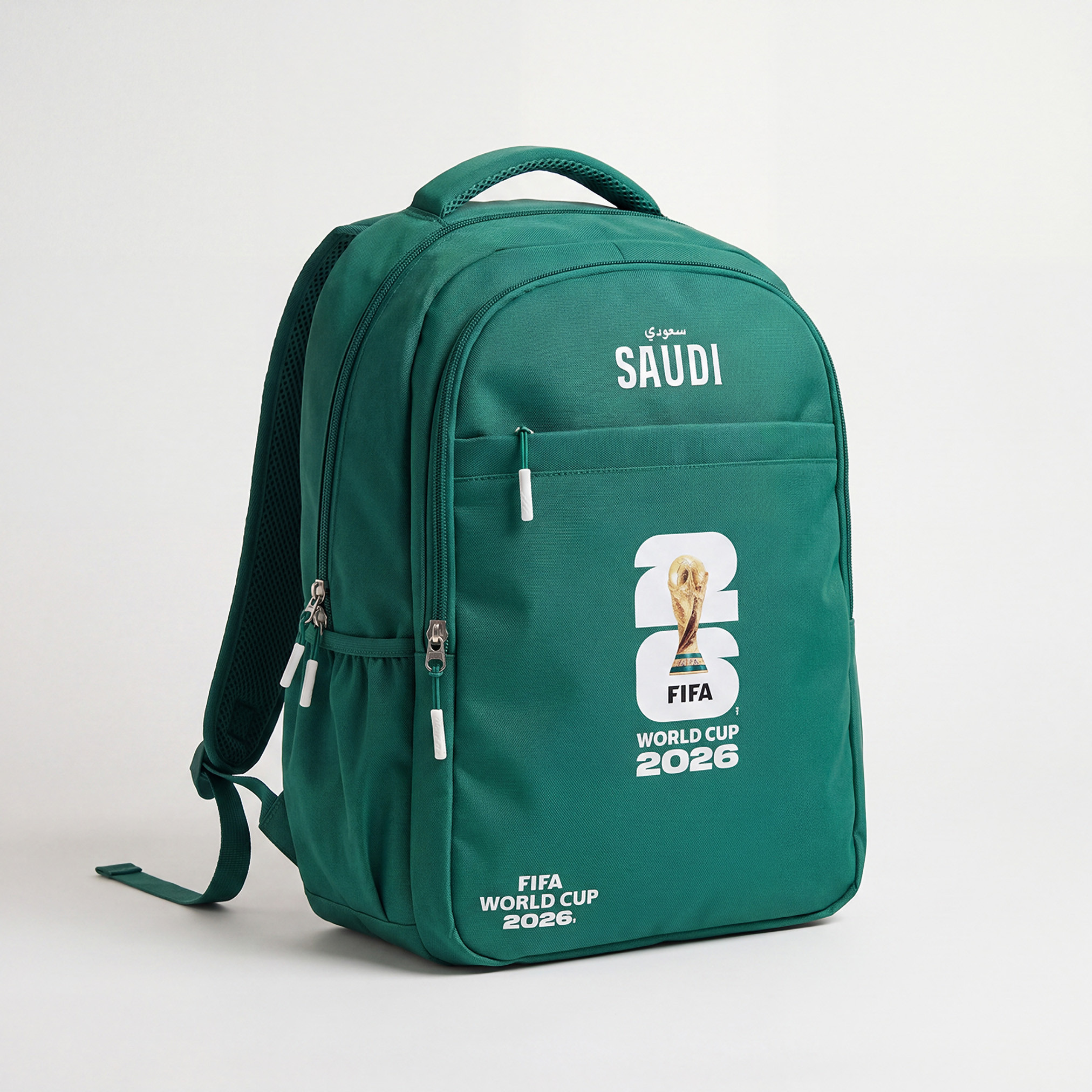 FIFA Saudi Arabia Print Backpack for Kids 8-13 Years with Pockets-school-bagsandbackpacks-backpacks-image-5