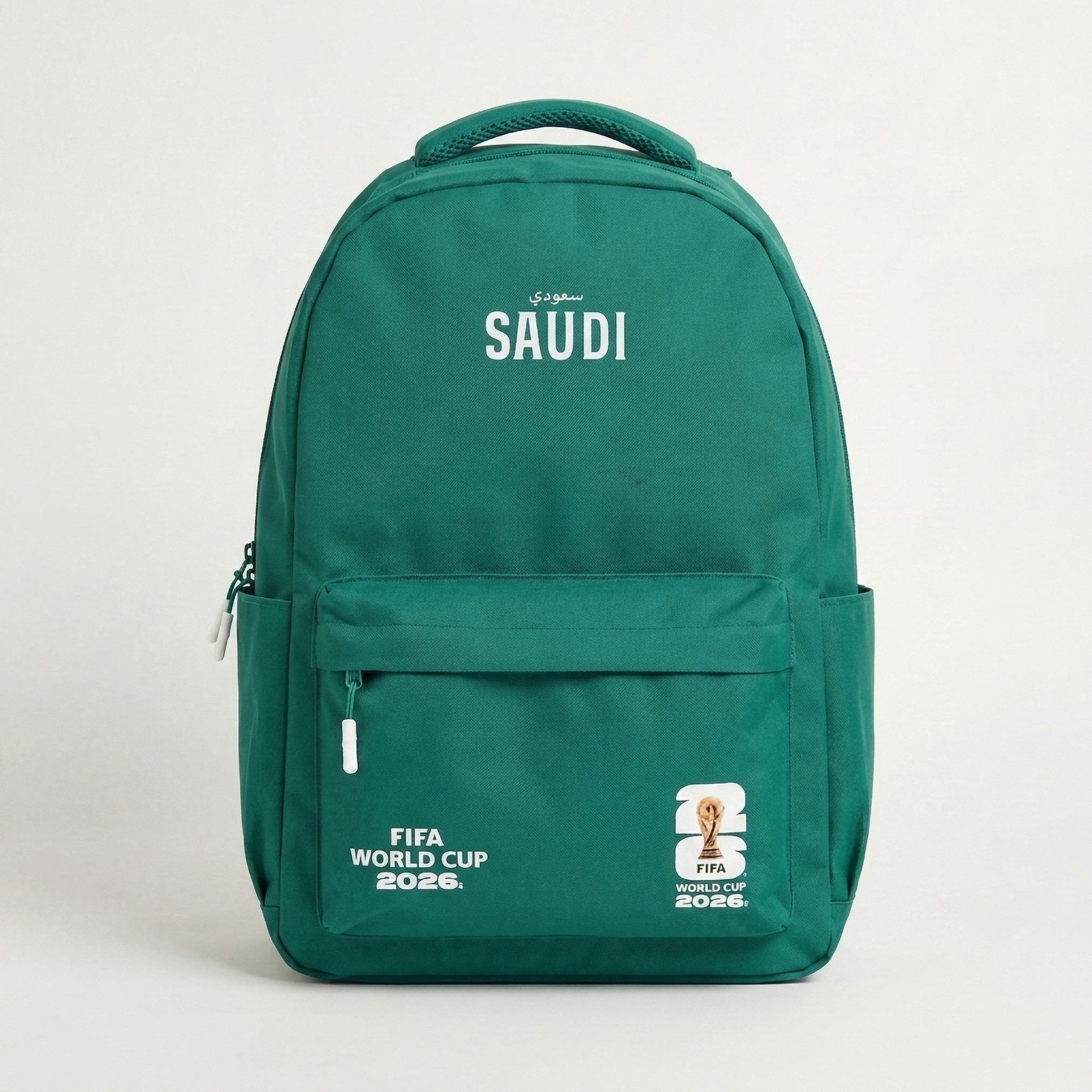 FIFA Saudi Arabia Print Backpack for Kids 8-13 Years with Pockets-school-bagsandbackpacks-backpacks-image-1