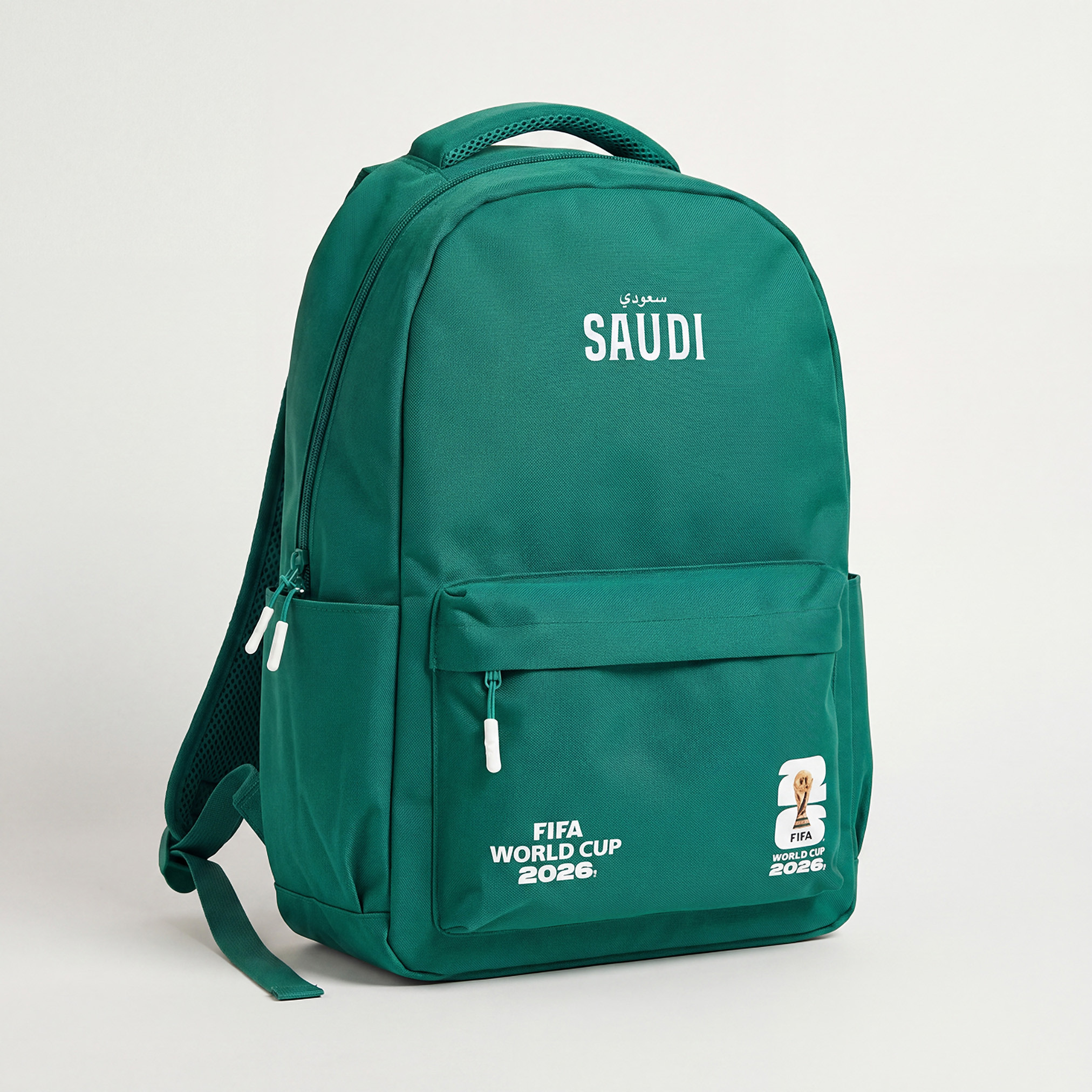 FIFA Saudi Arabia Print Backpack for Kids 8-13 Years with Pockets-school-bagsandbackpacks-backpacks-image-5