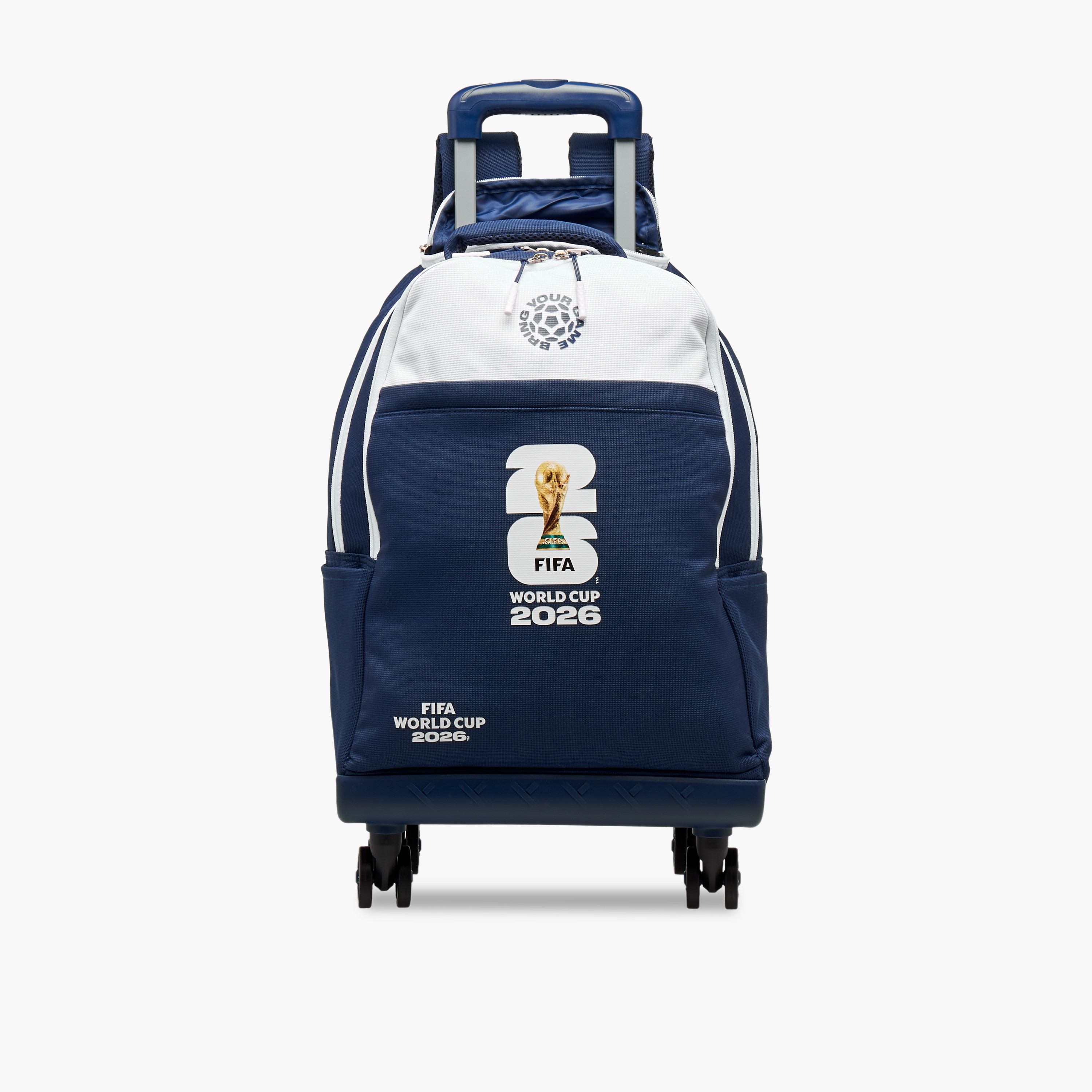 FIFA Printed Trolley Backpack for Kids Retractable Handle-school-bagsandbackpacks-trolleybags-image-1