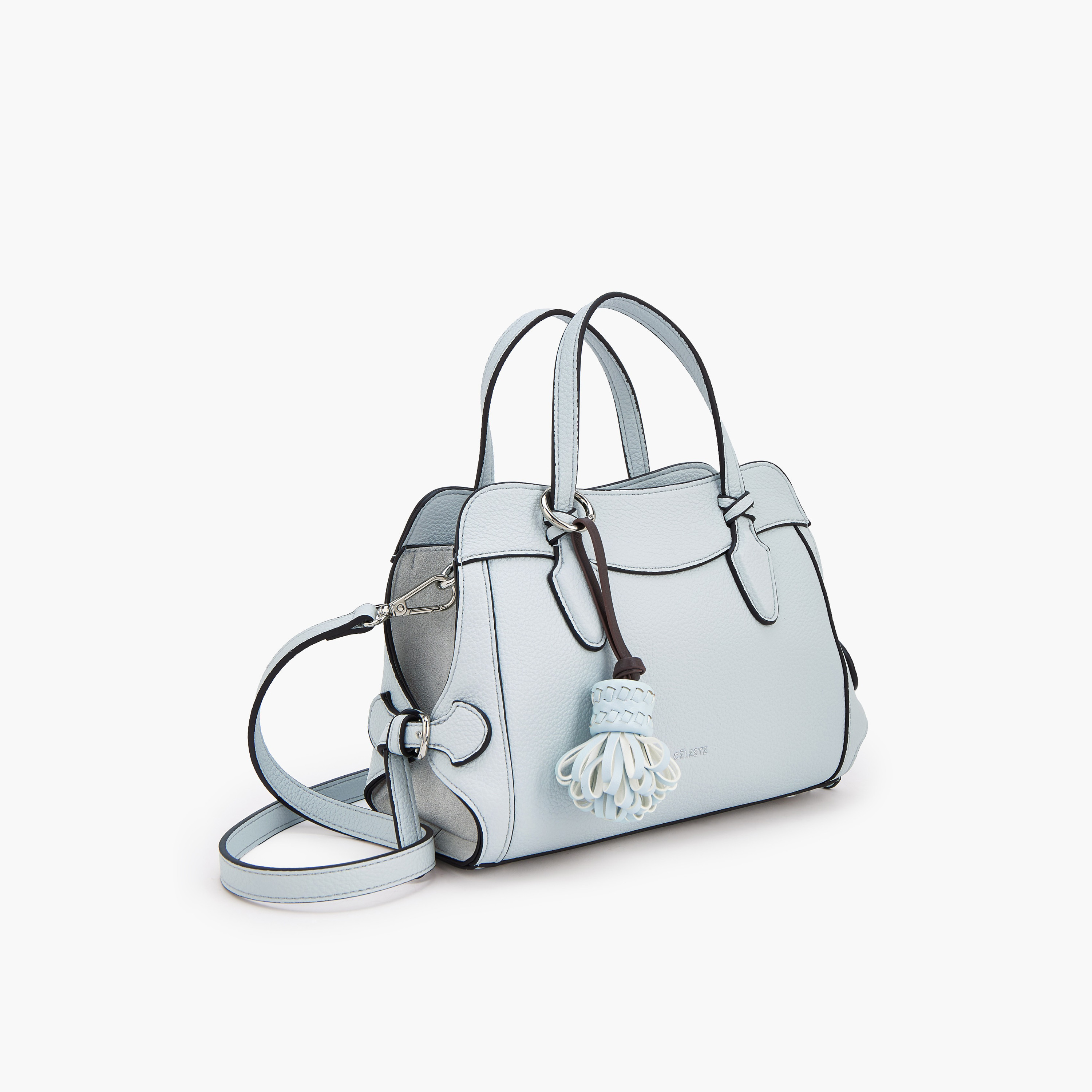 شنطة كروس بودي بارزة الملمس بتفاصيل شرابة من سيليست-women-bagsandwallets-handbags-image-3