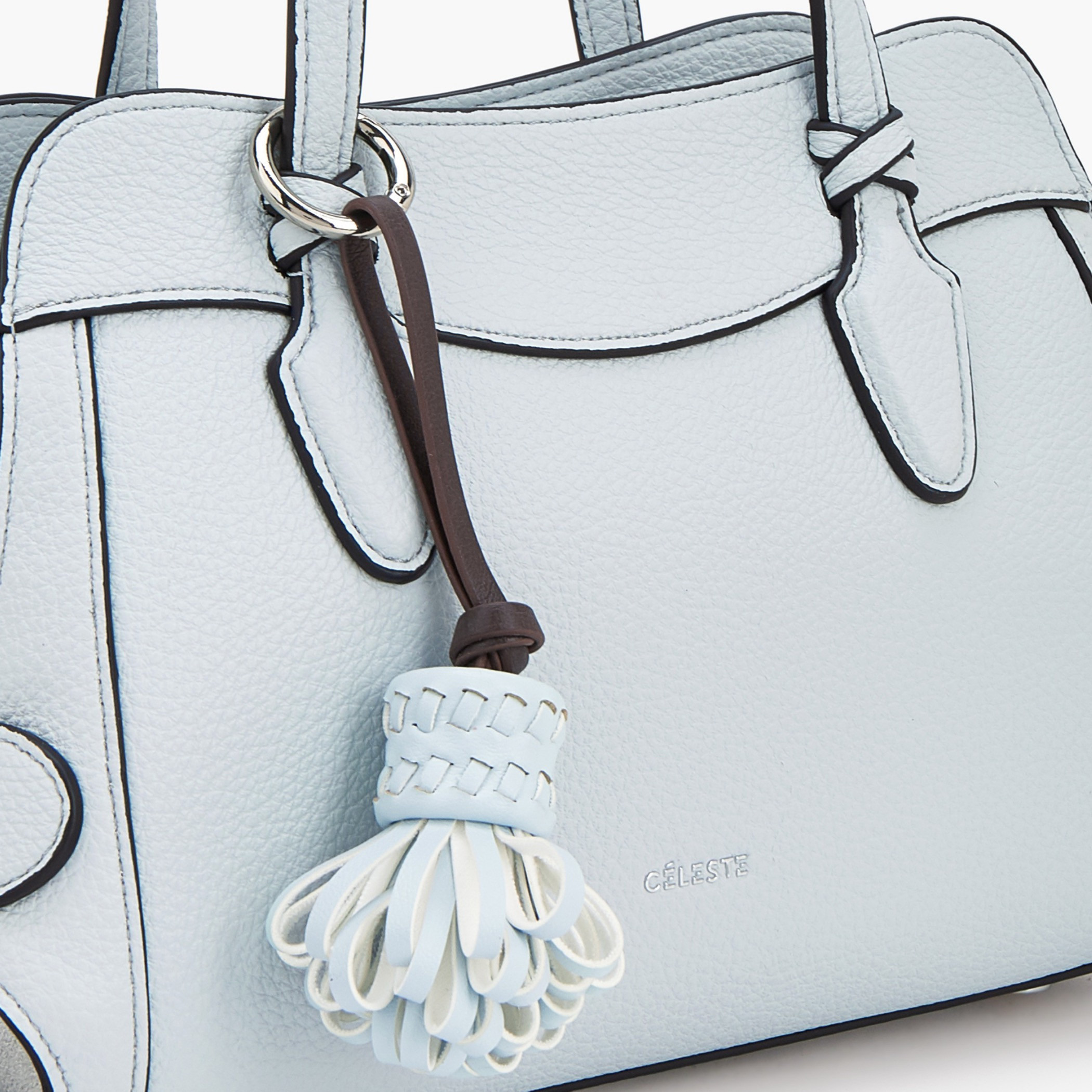 شنطة كروس بودي بارزة الملمس بتفاصيل شرابة من سيليست-women-bagsandwallets-handbags-image-4