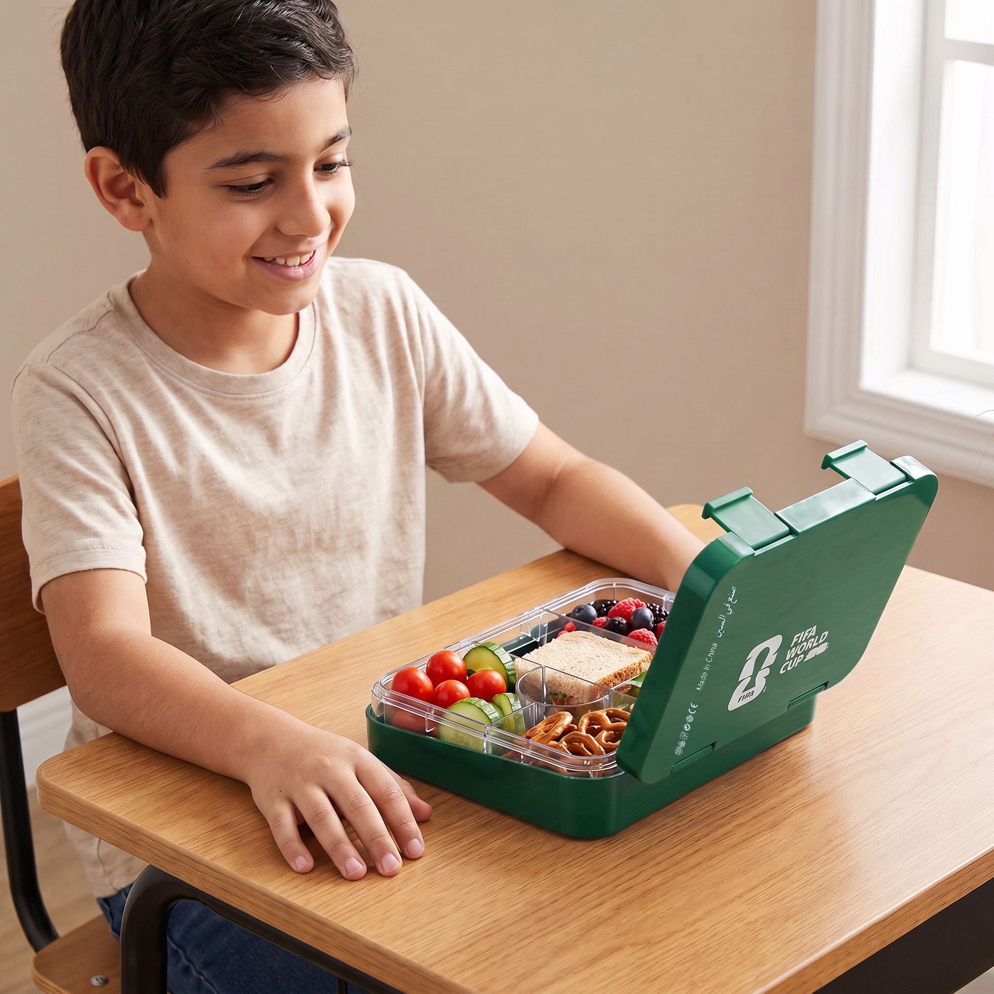 علبة غداء بينتو بطبعة شعار فيفا للأطفال مع 6 أقسام - 8 إلى 13 سنة-school-lunchessentials-lunchboxes-image-3