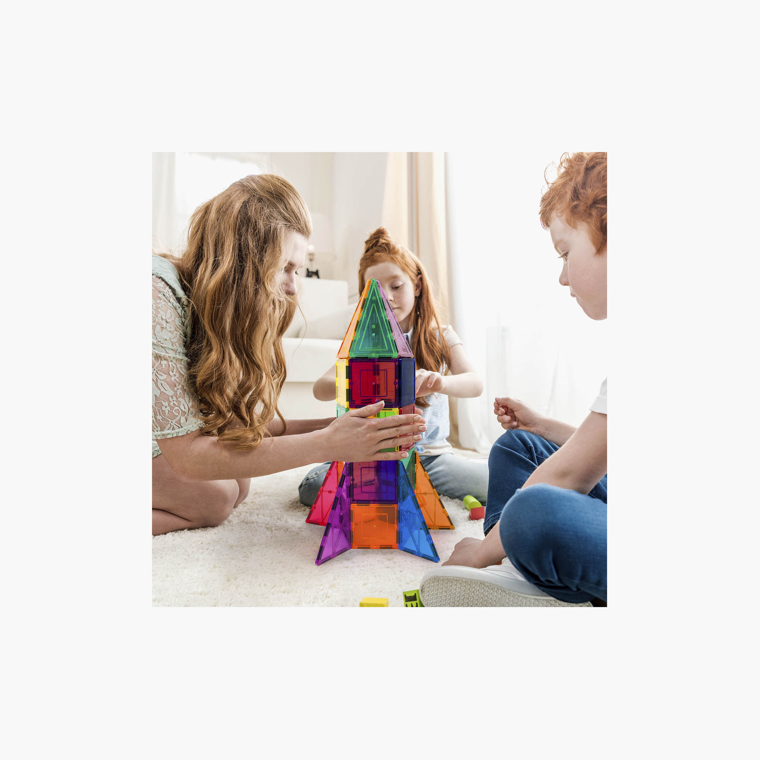 Picasso 32-Piece Magnetic Tile Rocket Ship Building Set-toys-buildingblocks-magnetictoys-image-14