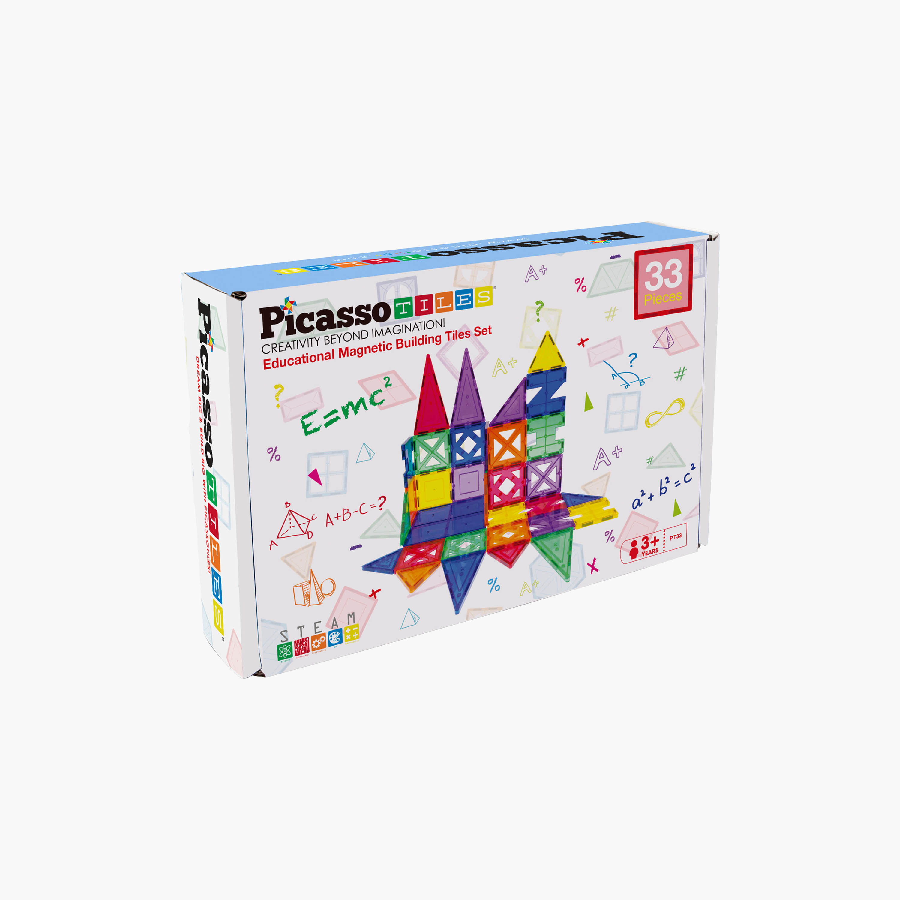 Picasso 33-Piece Magnetic Letter Play Educational Building Tile Set-toys-buildingblocks-magnetictoys-image-10