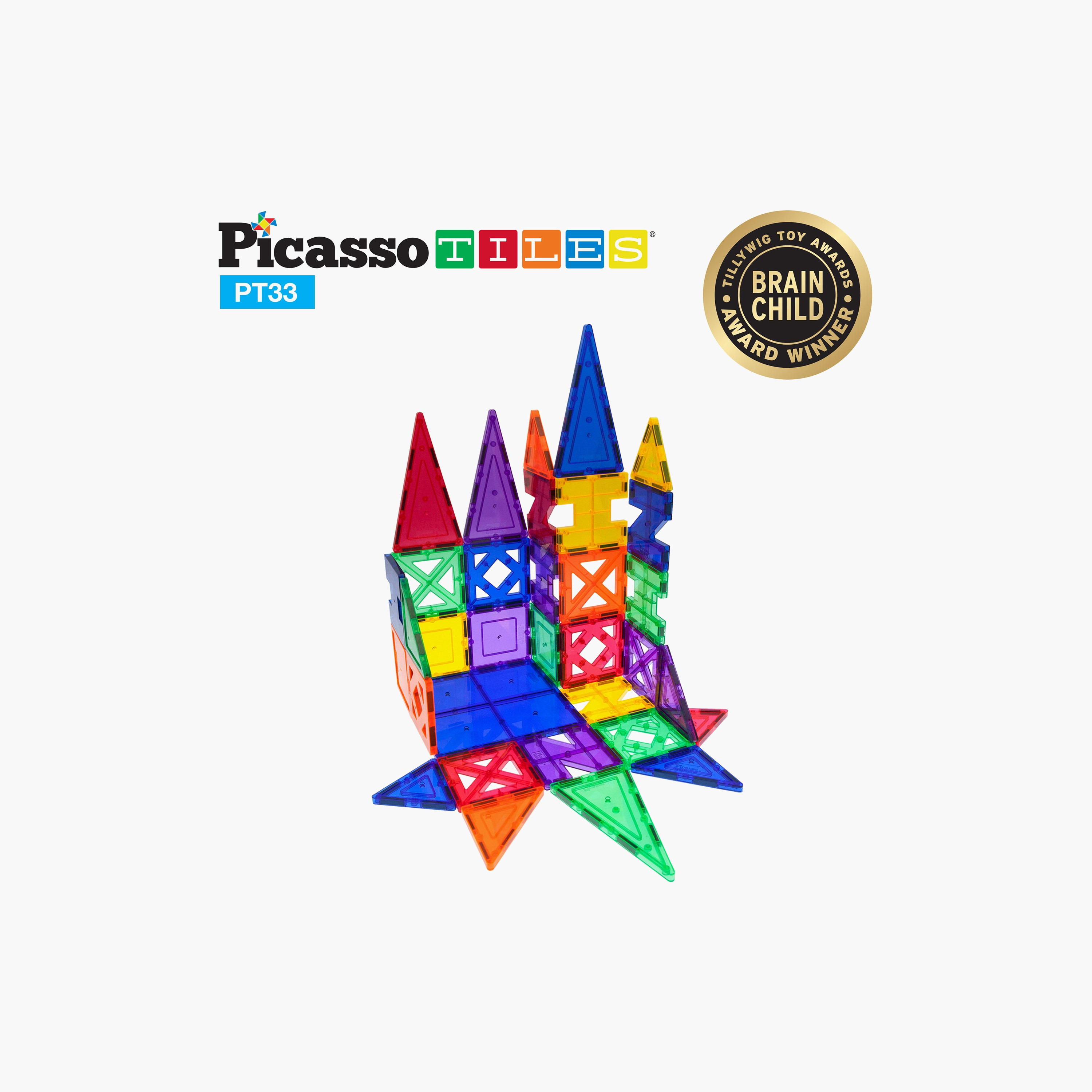 Picasso 33-Piece Magnetic Letter Play Educational Building Tile Set-toys-buildingblocks-magnetictoys-image-8