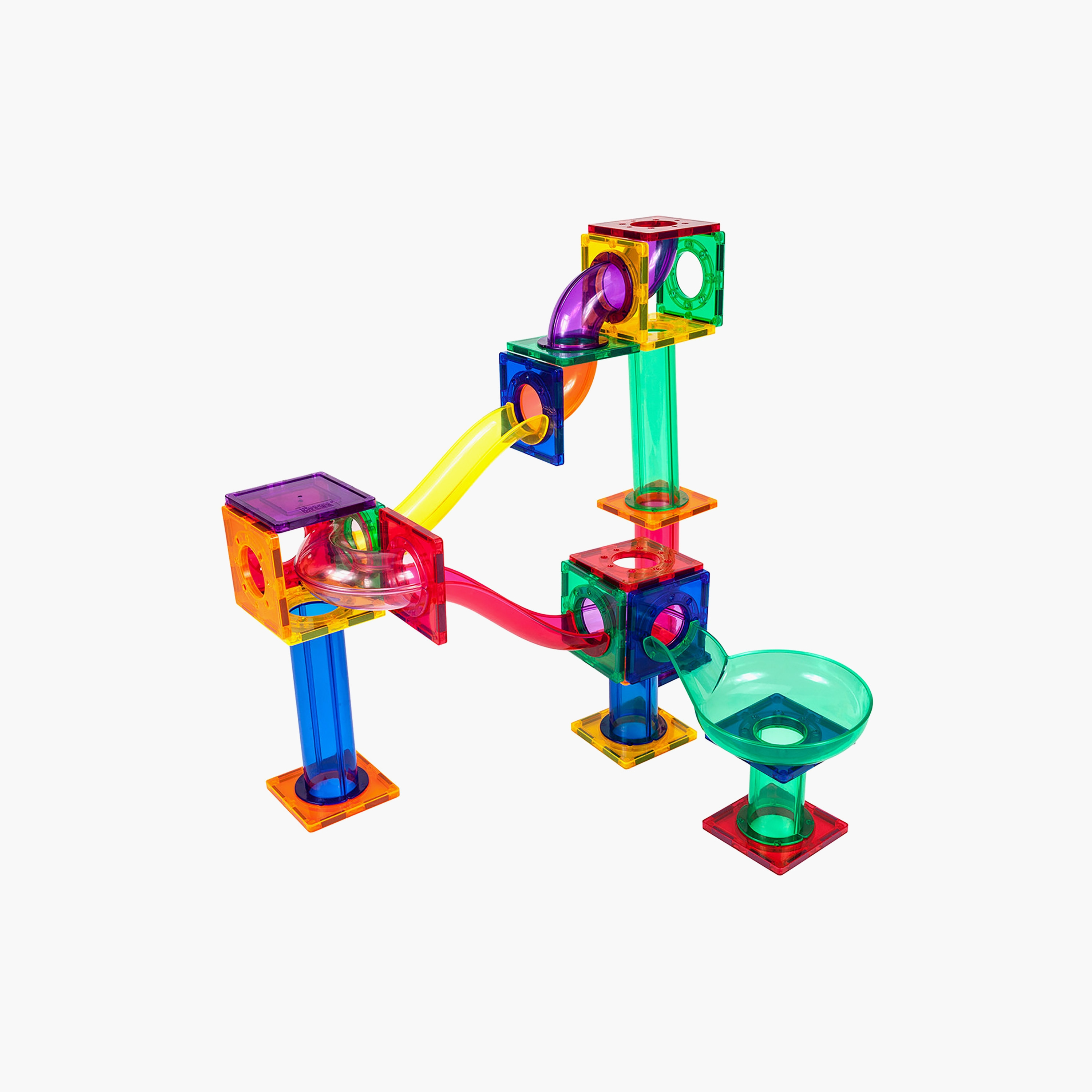 Picasso 50-Piece Magnetic Marble Run Building Block Set-toys-buildingblocks-magnetictoys-image-5