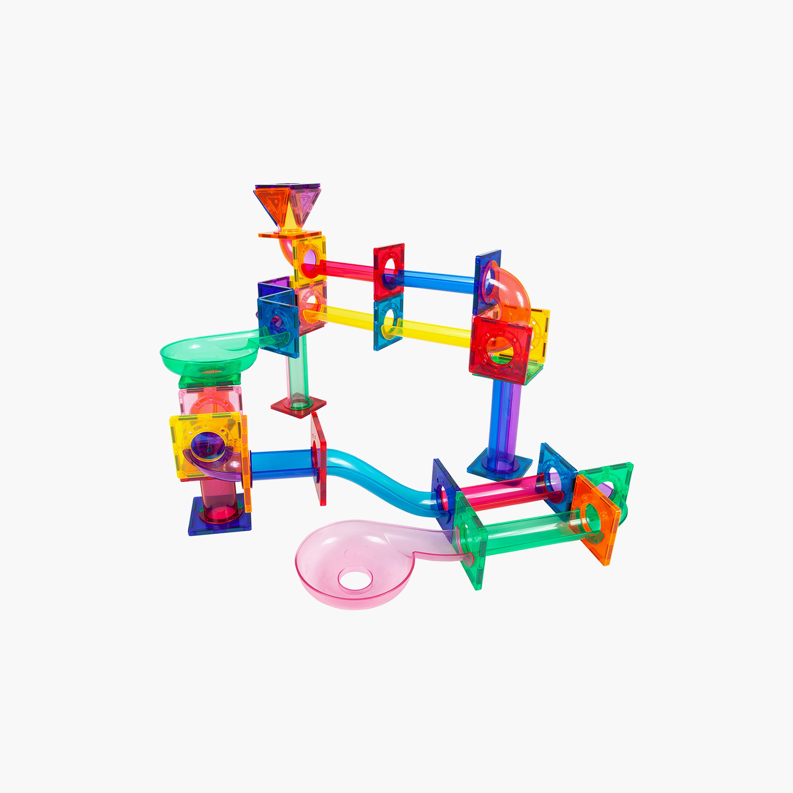 Picasso 71-Piece Magnetic Marble Run Connecting Building Block Set-toys-buildingblocks-magnetictoys-image-6