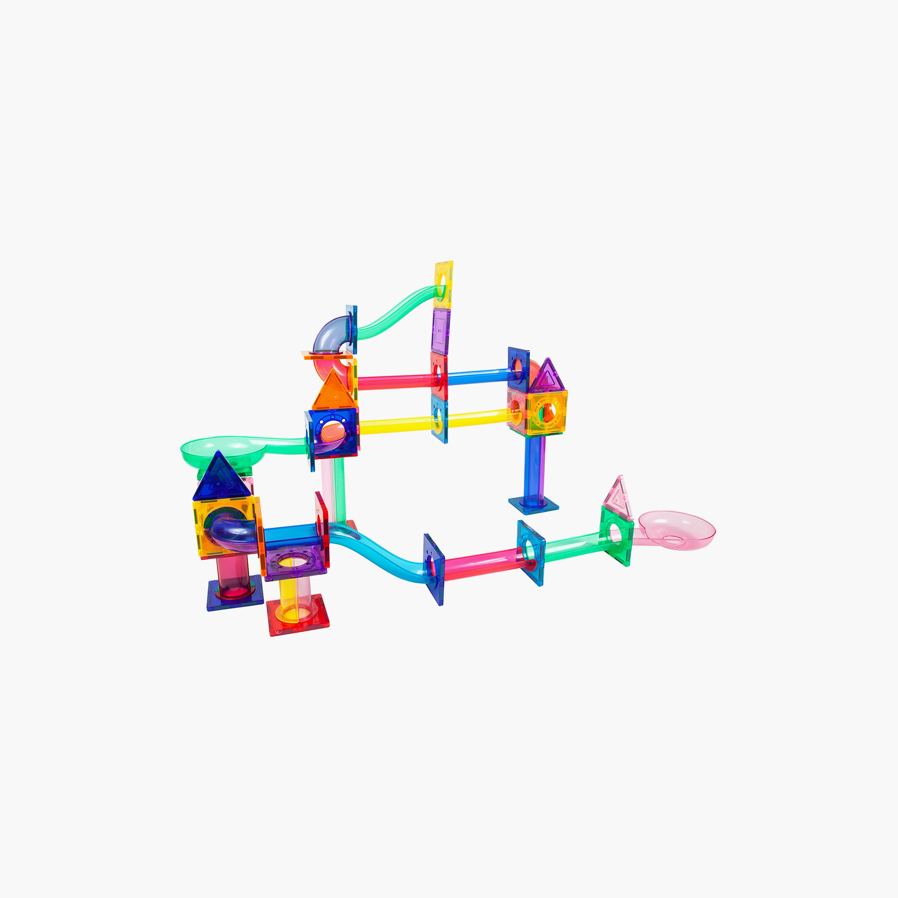 Picasso 71-Piece Magnetic Marble Run Connecting Building Block Set-toys-buildingblocks-magnetictoys-image-7