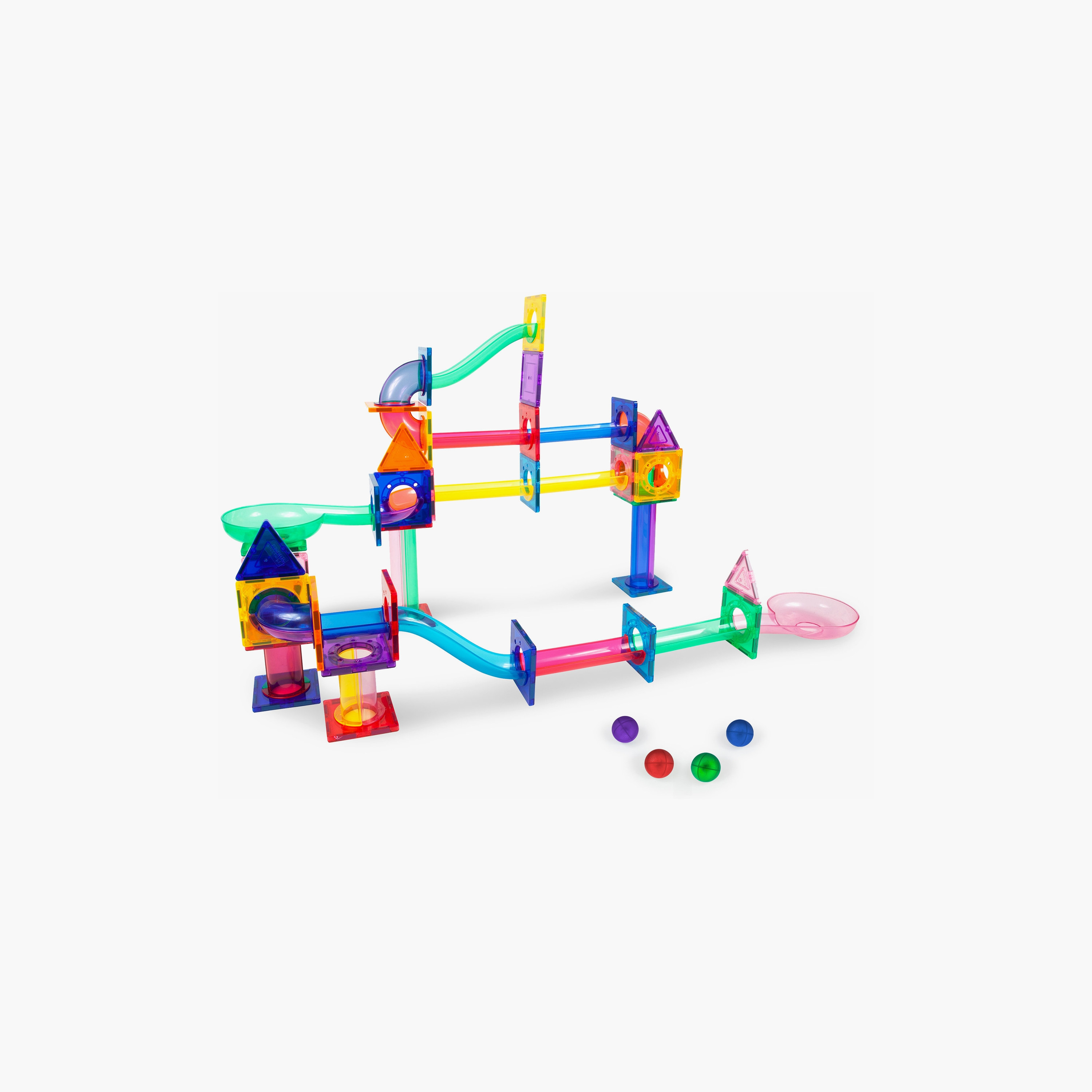 Picasso 71-Piece Magnetic Marble Run Connecting Building Block Set-toys-buildingblocks-magnetictoys-image-8