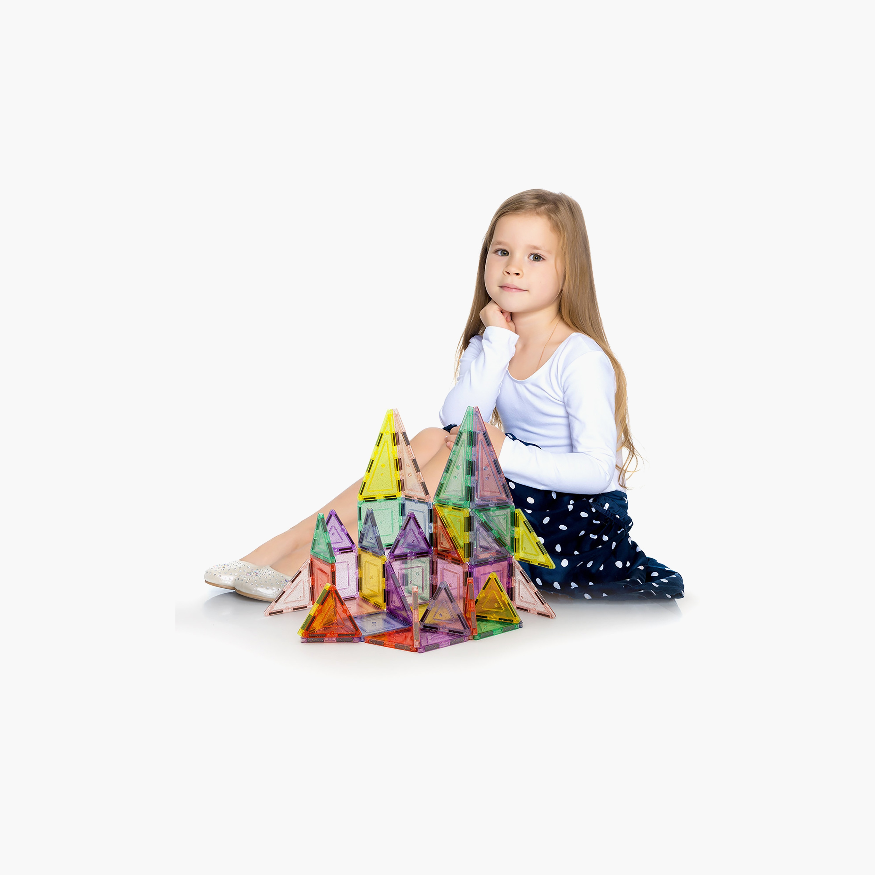 Picasso 48-Piece Pastel Glitter Magnetic Building Tile Set-toys-buildingblocks-magnetictoys-image-14