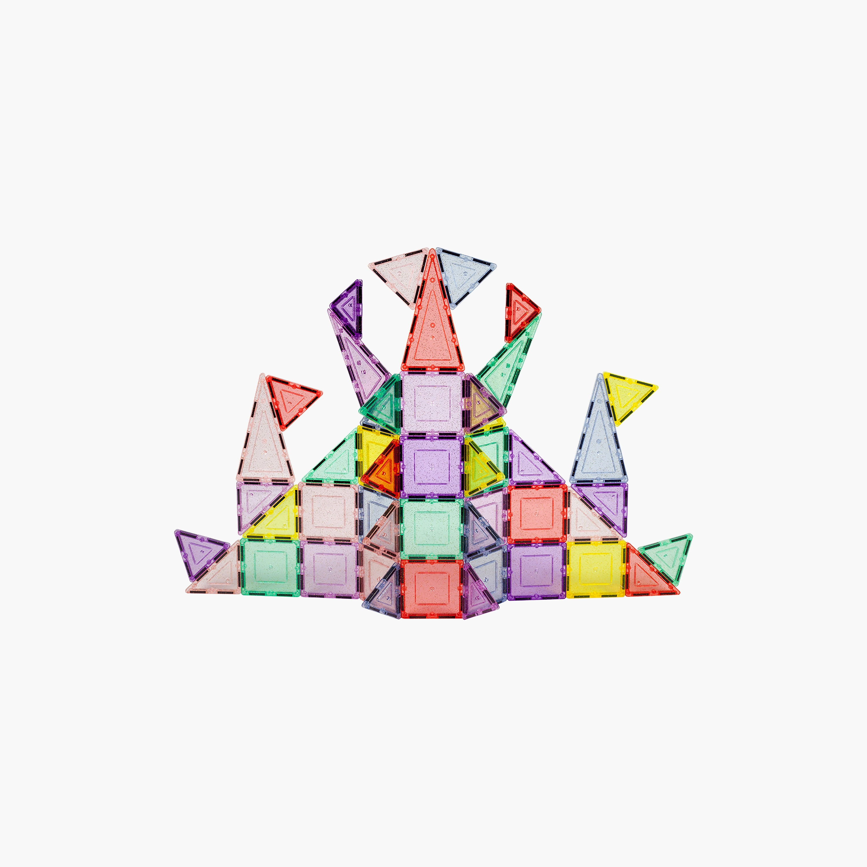 Picasso 48-Piece Pastel Glitter Magnetic Building Tile Set-toys-buildingblocks-magnetictoys-image-8