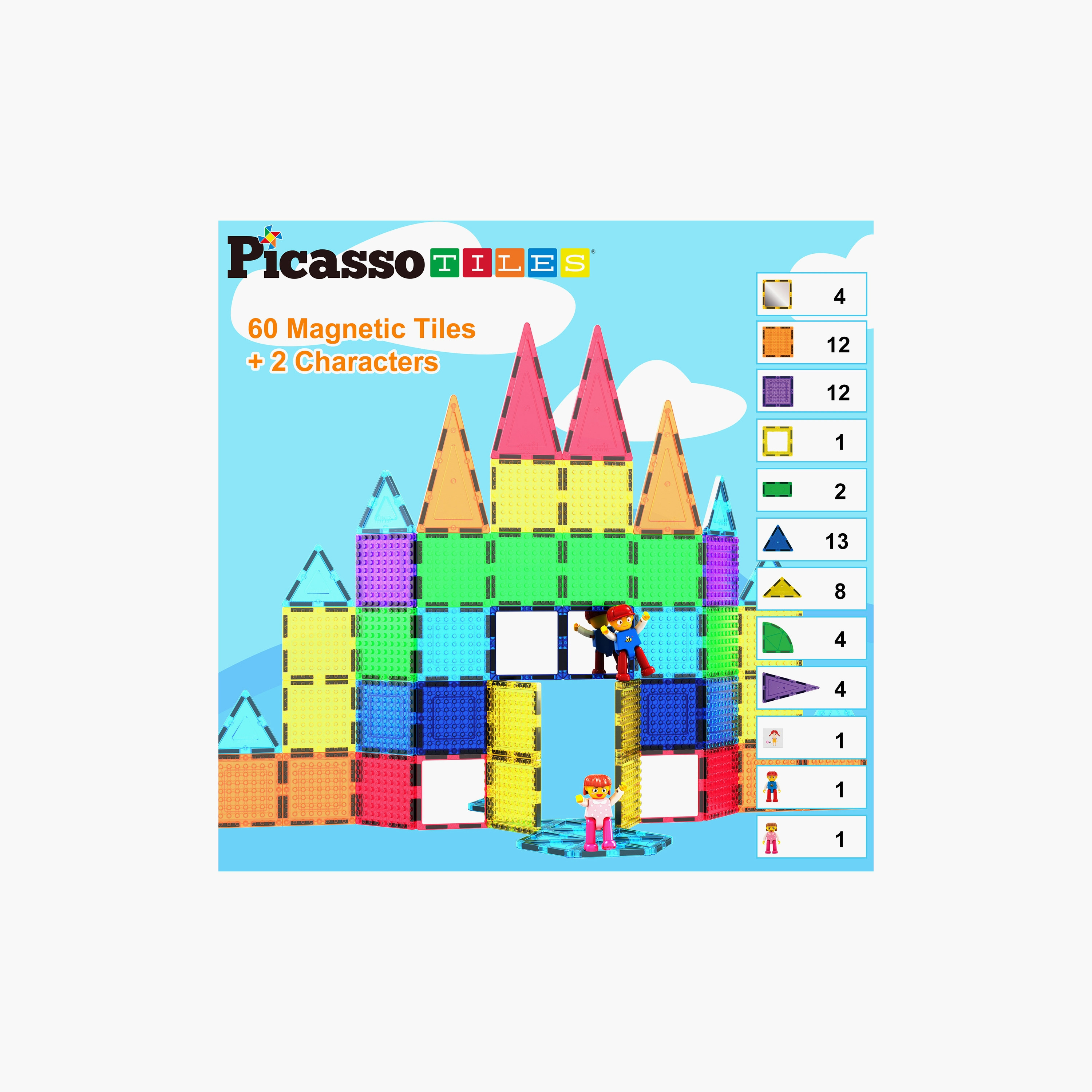 Picasso Magnetic Tile Brick Block STEM Learning Set-toys-buildingblocks-magnetictoys-image-2