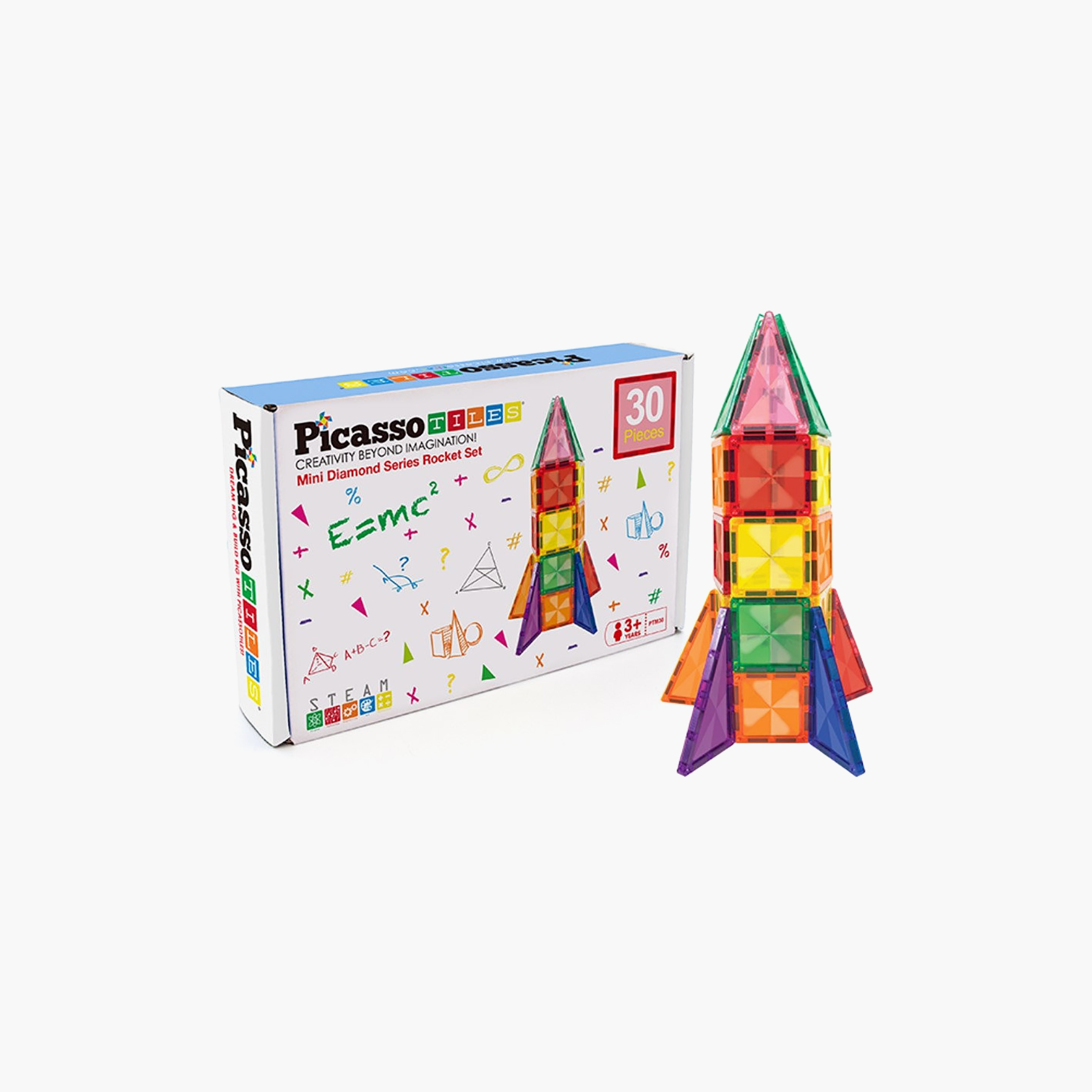 Picasso 30-Piece Travel-Size Rocket Magnetic Playset-toys-buildingblocks-magnetictoys-image-12