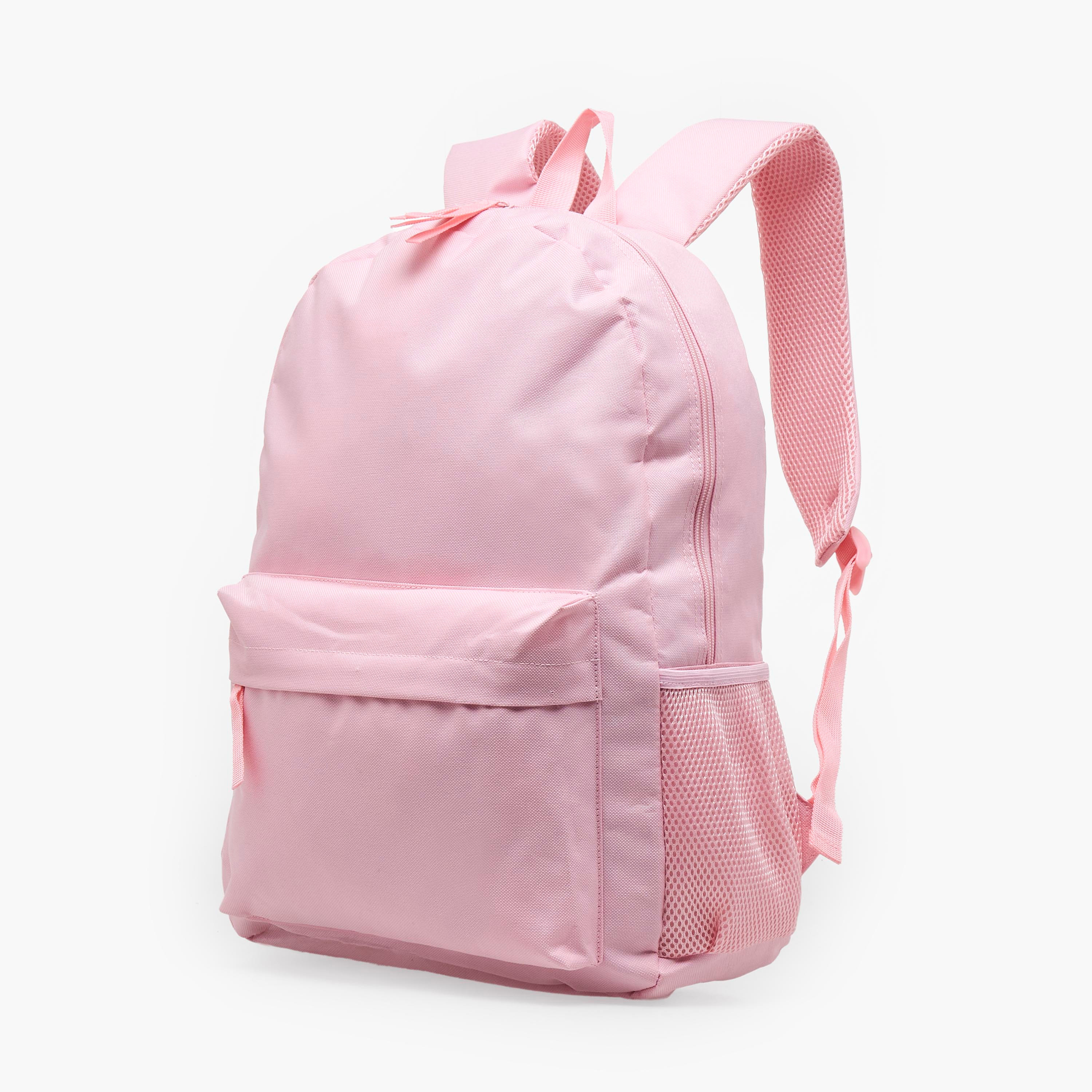 Solid 12-Piece Backpack School Bag Set for Girls 5-8 Years with Pencil Case and Bottle-school-bagsandbackpacks-backpacks-image-3