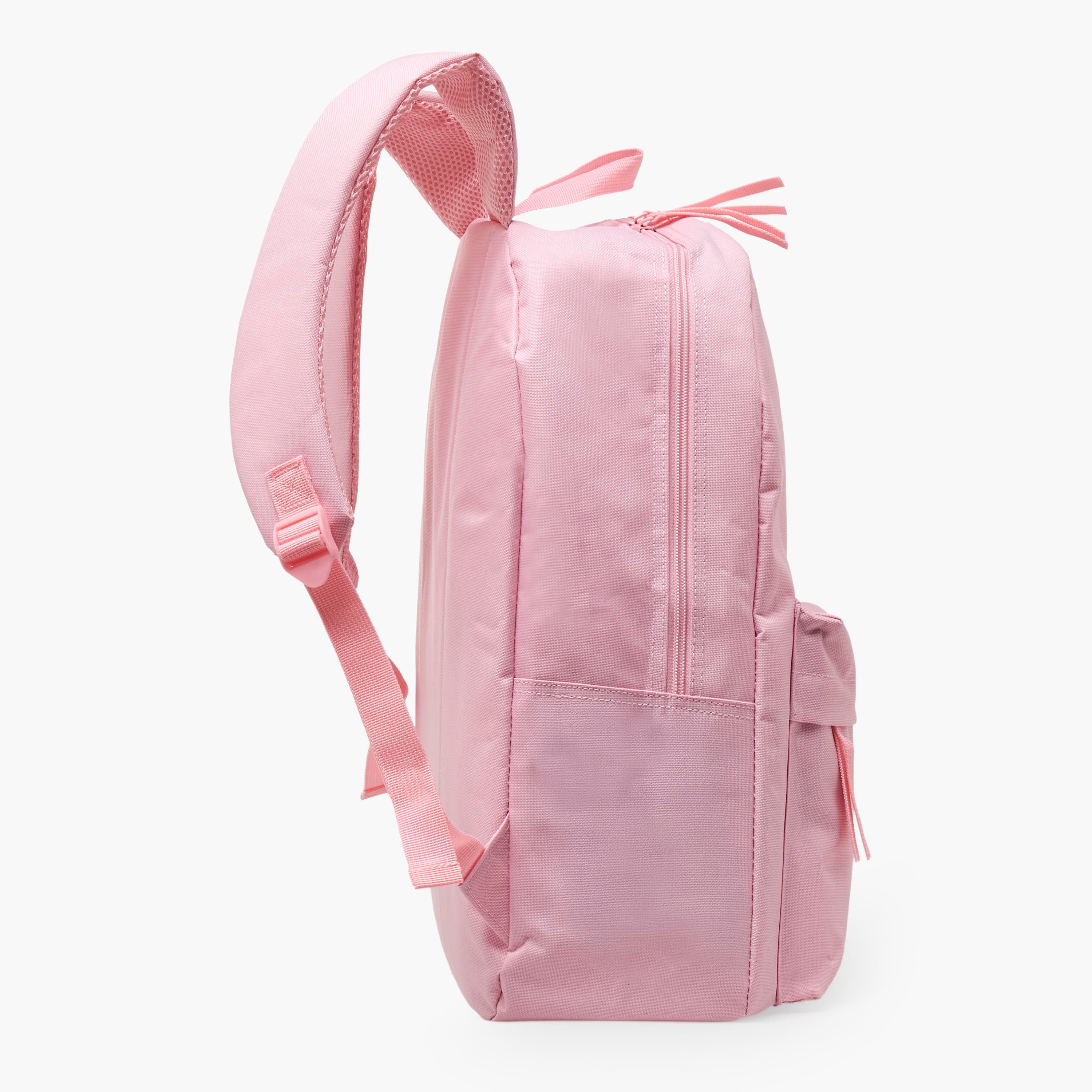 Solid 12-Piece Backpack School Bag Set for Girls 5-8 Years with Pencil Case and Bottle-school-bagsandbackpacks-backpacks-image-4