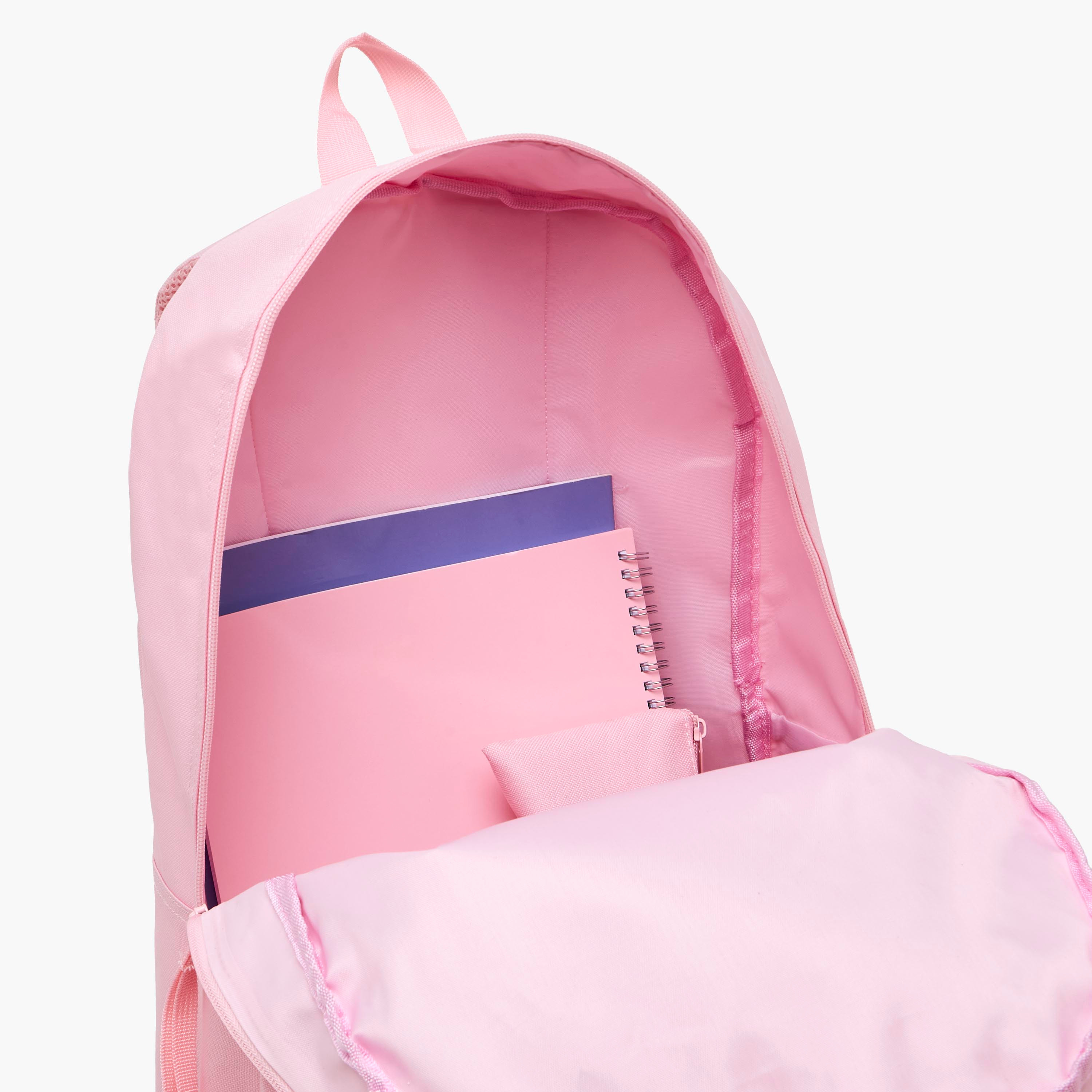 Solid 12-Piece Backpack School Bag Set for Girls 5-8 Years with Pencil Case and Bottle-school-bagsandbackpacks-backpacks-image-9