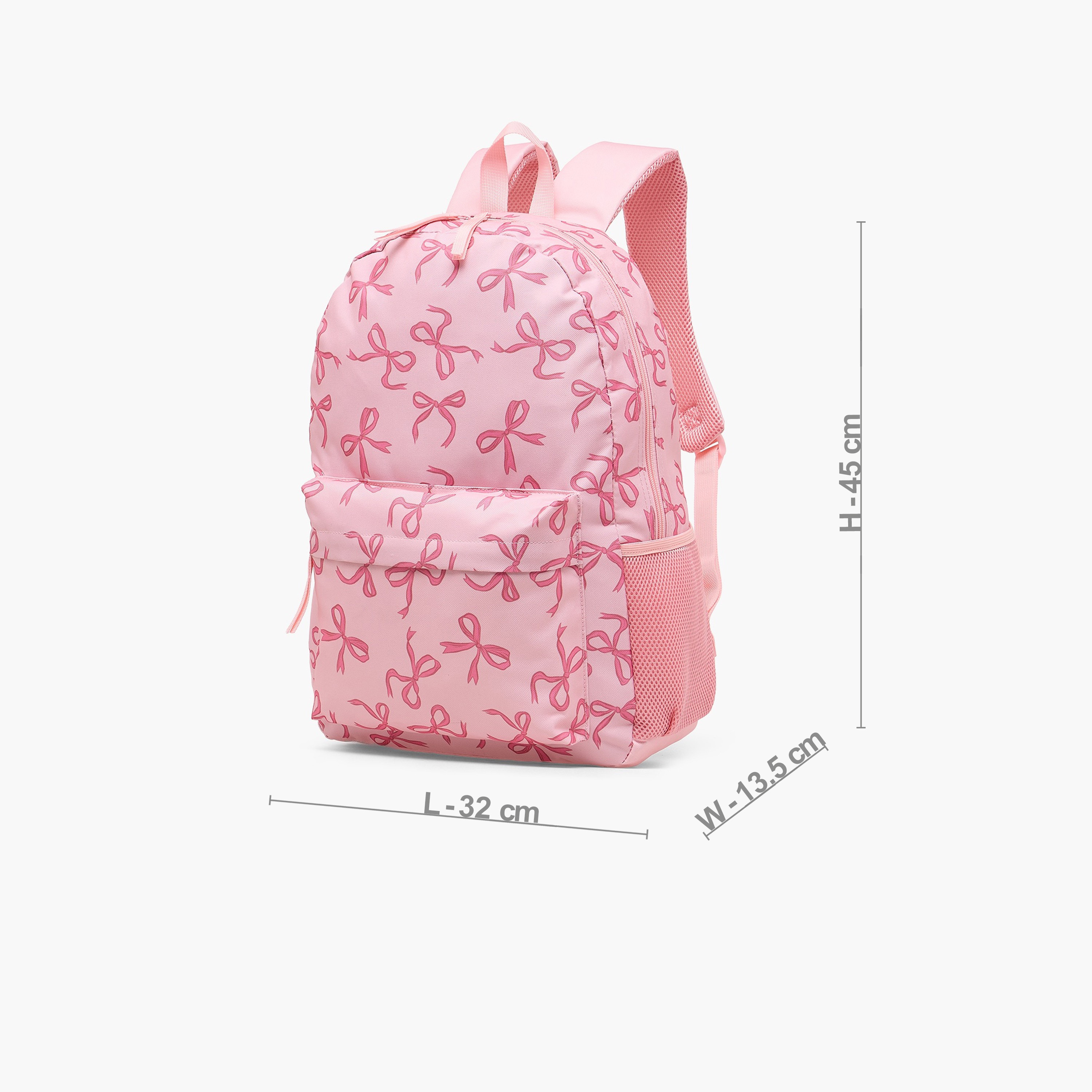 Bow Print 12-Piece School Backpack Set for Girls 5-8 Years with Pencil Pouch and Water Bottle-school-bagsandbackpacks-backpacks-image-7
