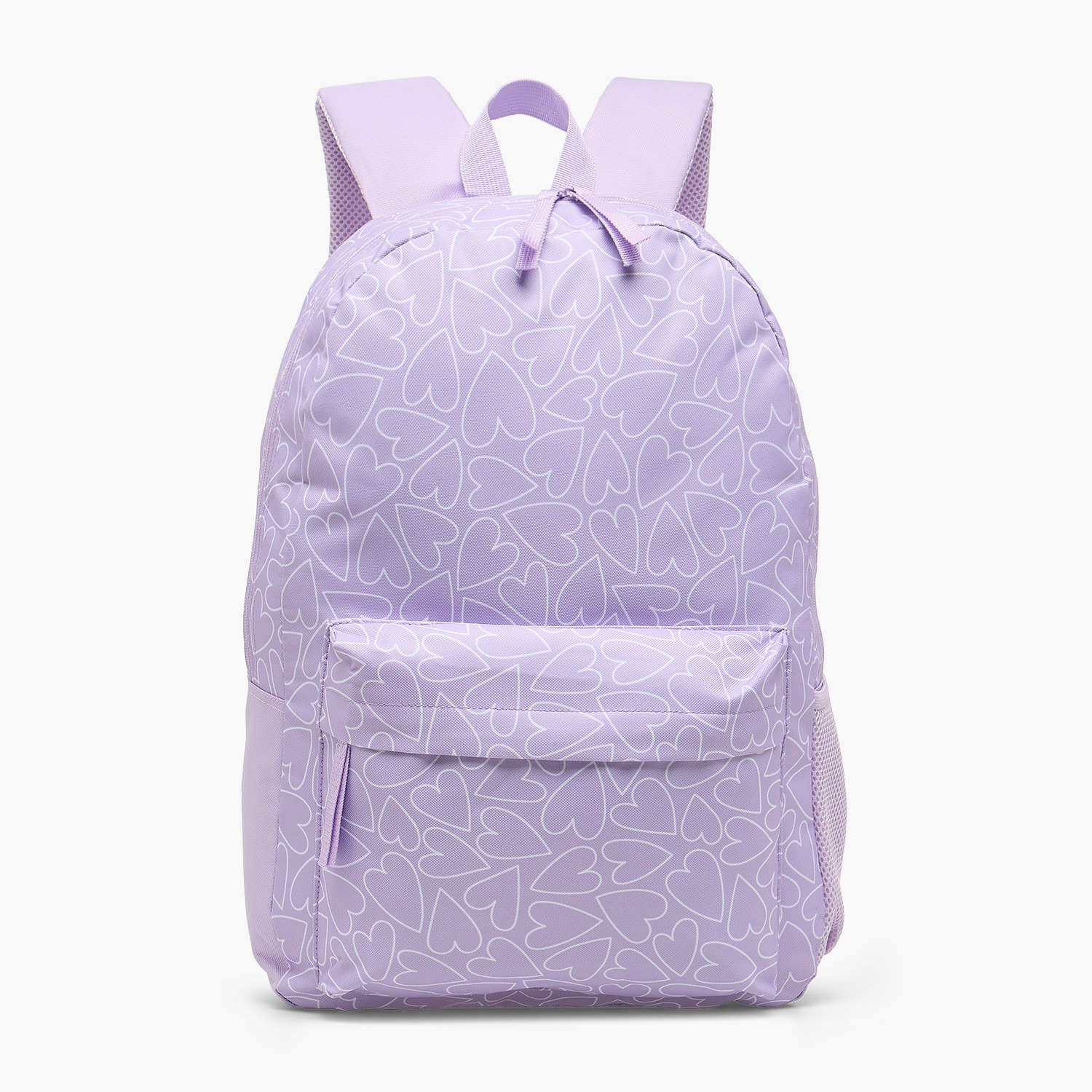 Heart Print 12-Piece School Backpack Set for Girls 5-8 Years with Lunch Bag and Pencil Case-school-bagsandbackpacks-backpacks-image-2
