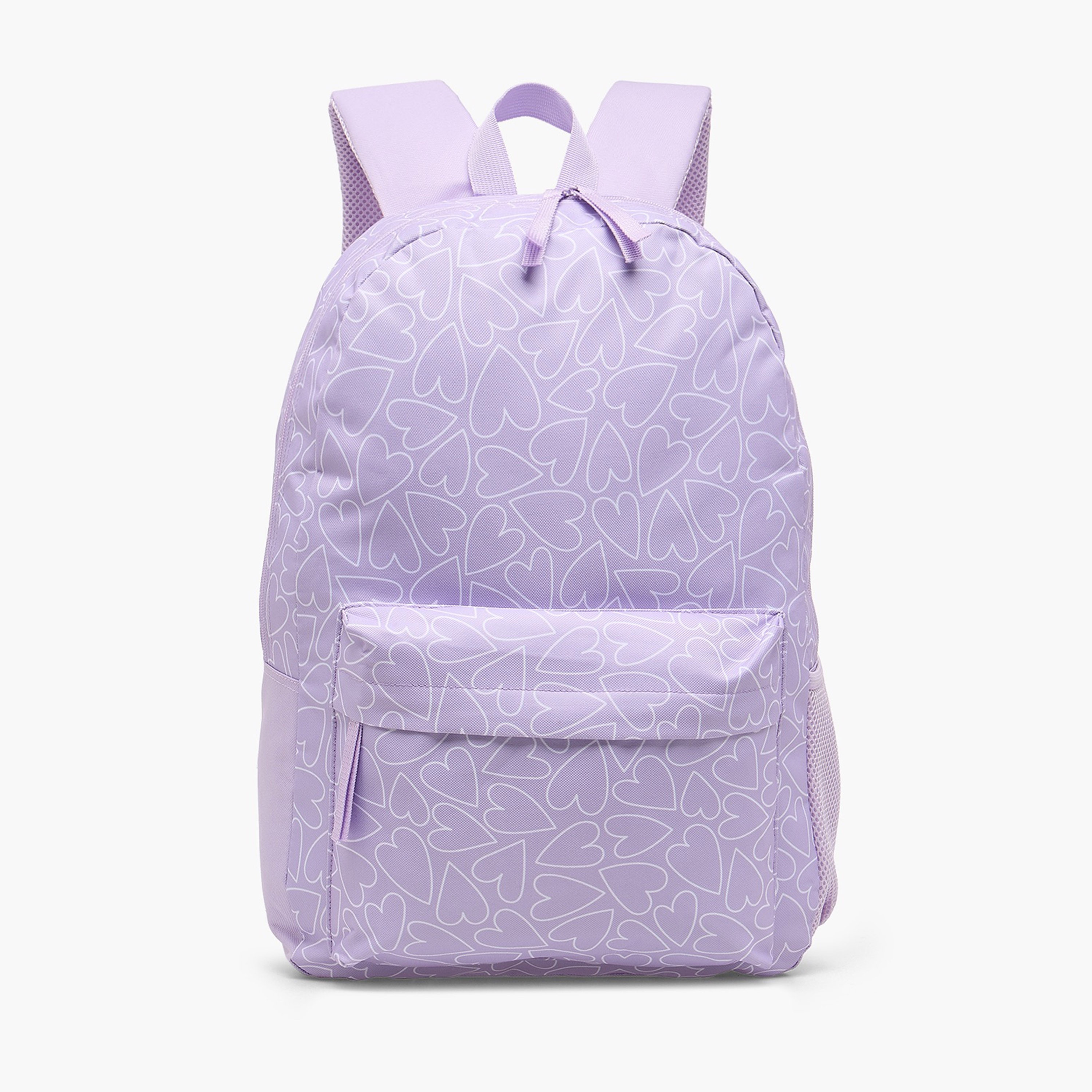 Heart Print 12-Piece School Backpack Set for Girls 5-8 Years with Lunch Bag and Pencil Case-school-bagsandbackpacks-backpacks-image-3